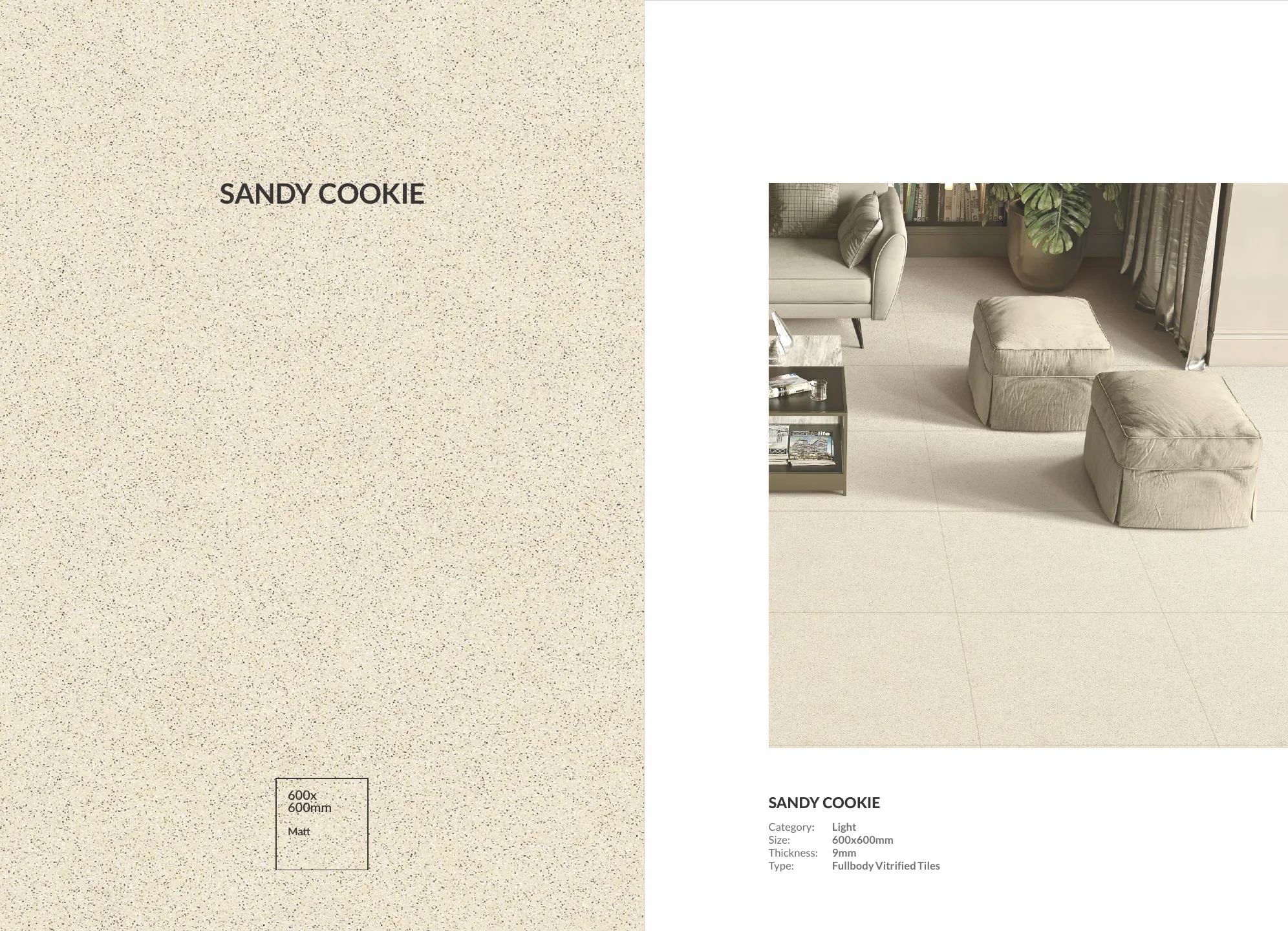Ex sandy series 60x120cm,60x60cm - Design 19 - 600x1200mm Sandy