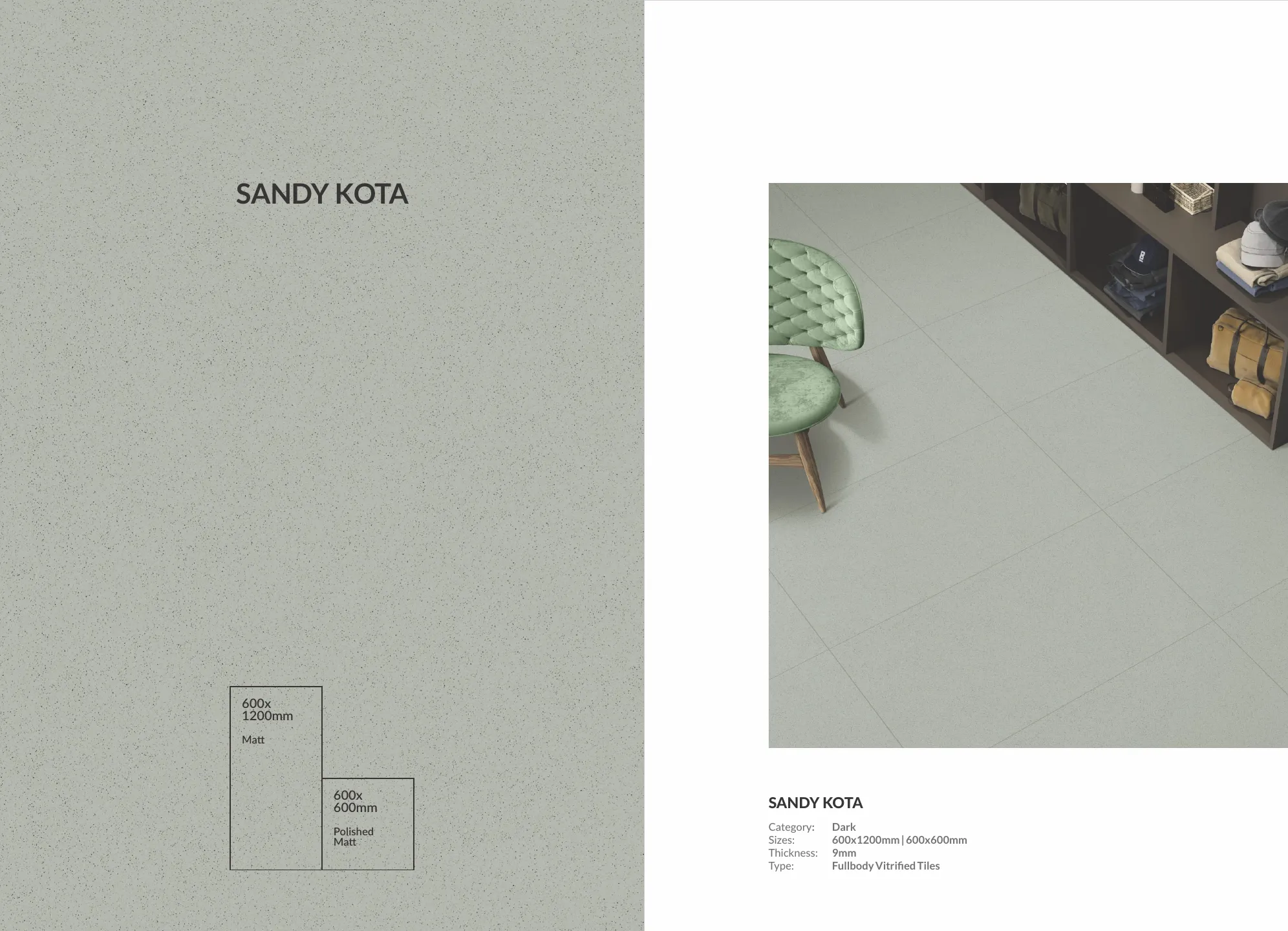 Ex sandy series 60x120cm,60x60cm - Design 39 - 600x1200mm Sandy