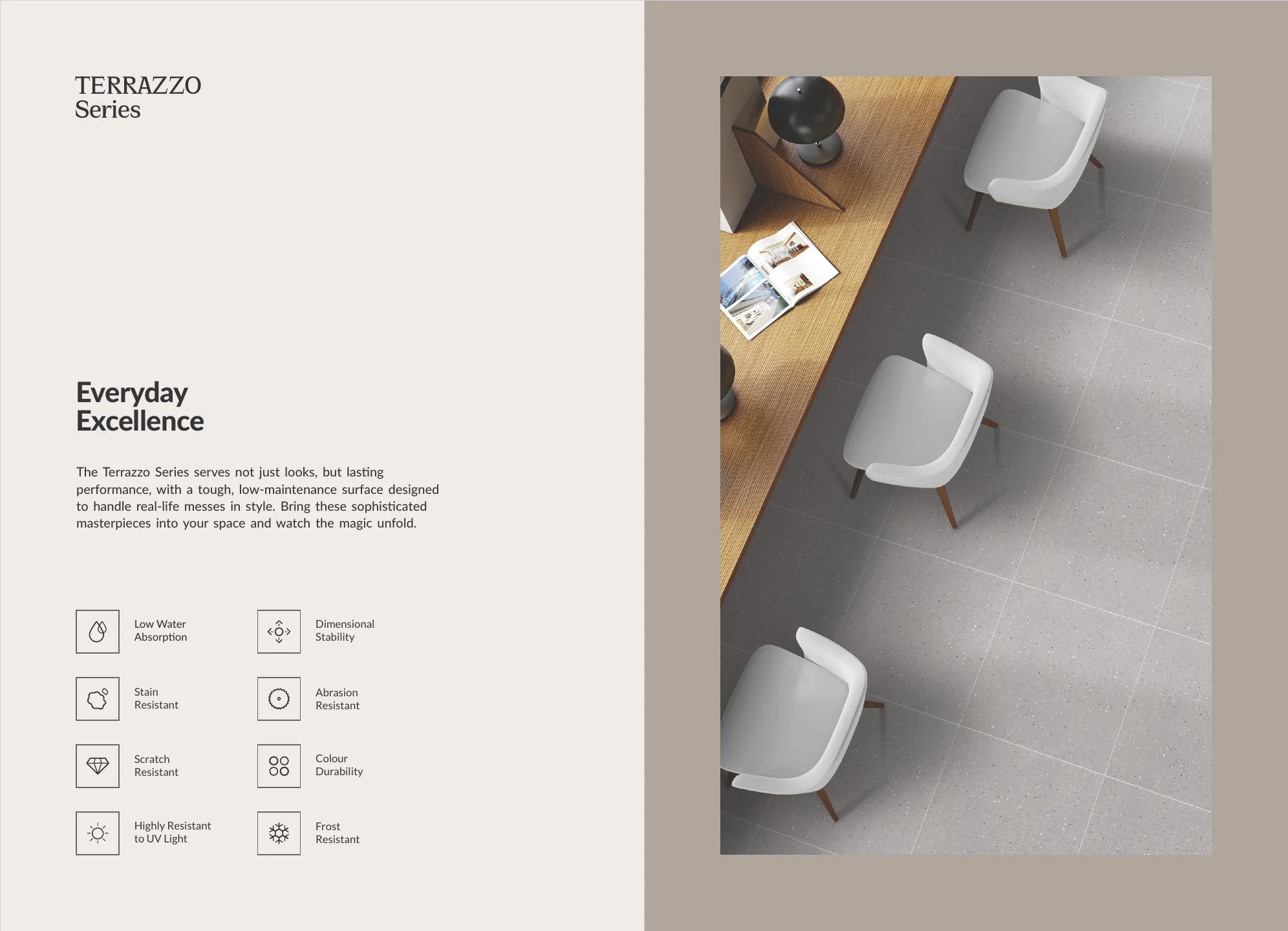Ex terrazzo series 60x120cm 60x60cm - Design 4 - 600x1200mm Terrazzo