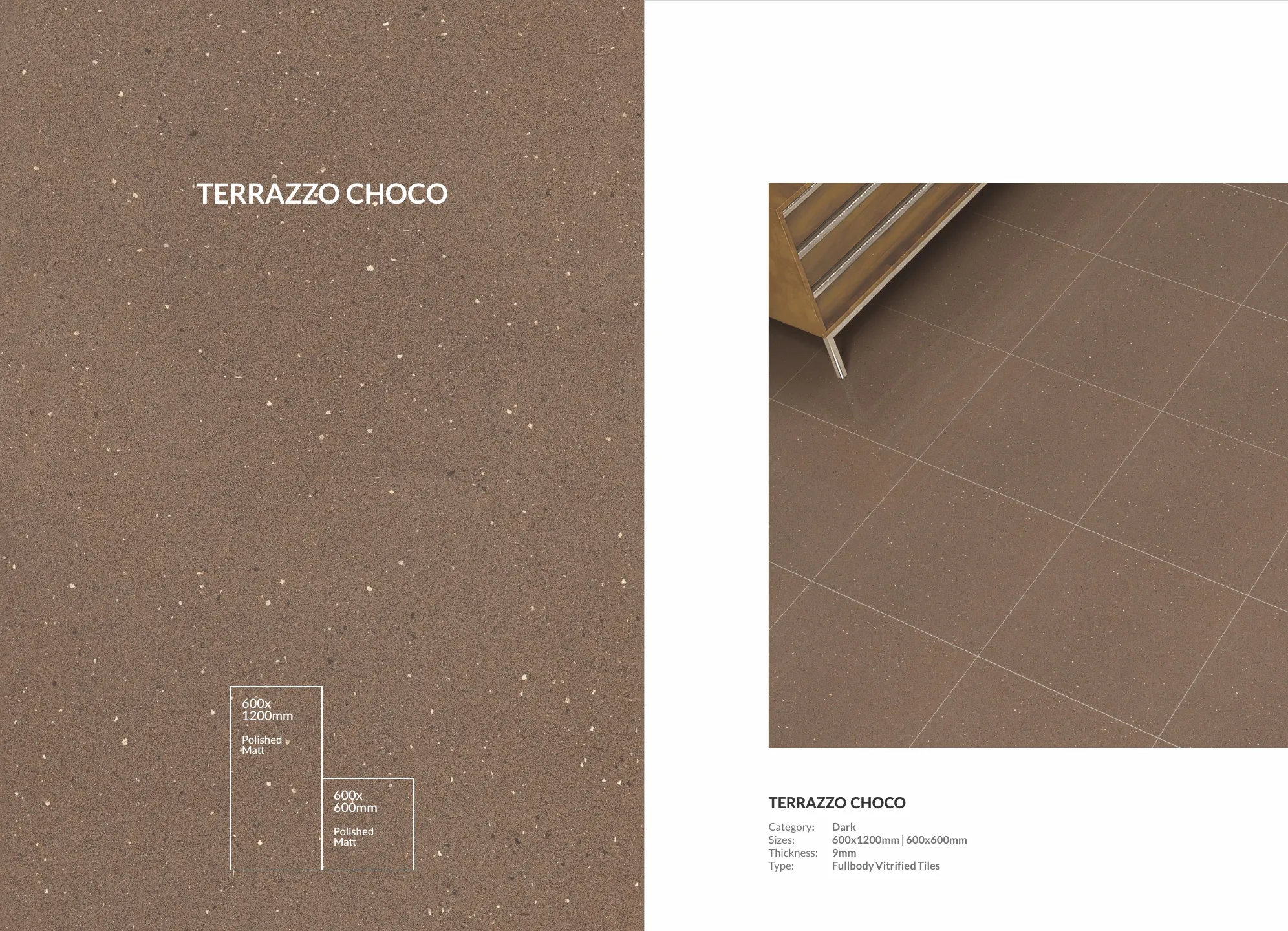 Ex terrazzo series 60x120cm 60x60cm - Design 15 - 600x1200mm Terrazzo