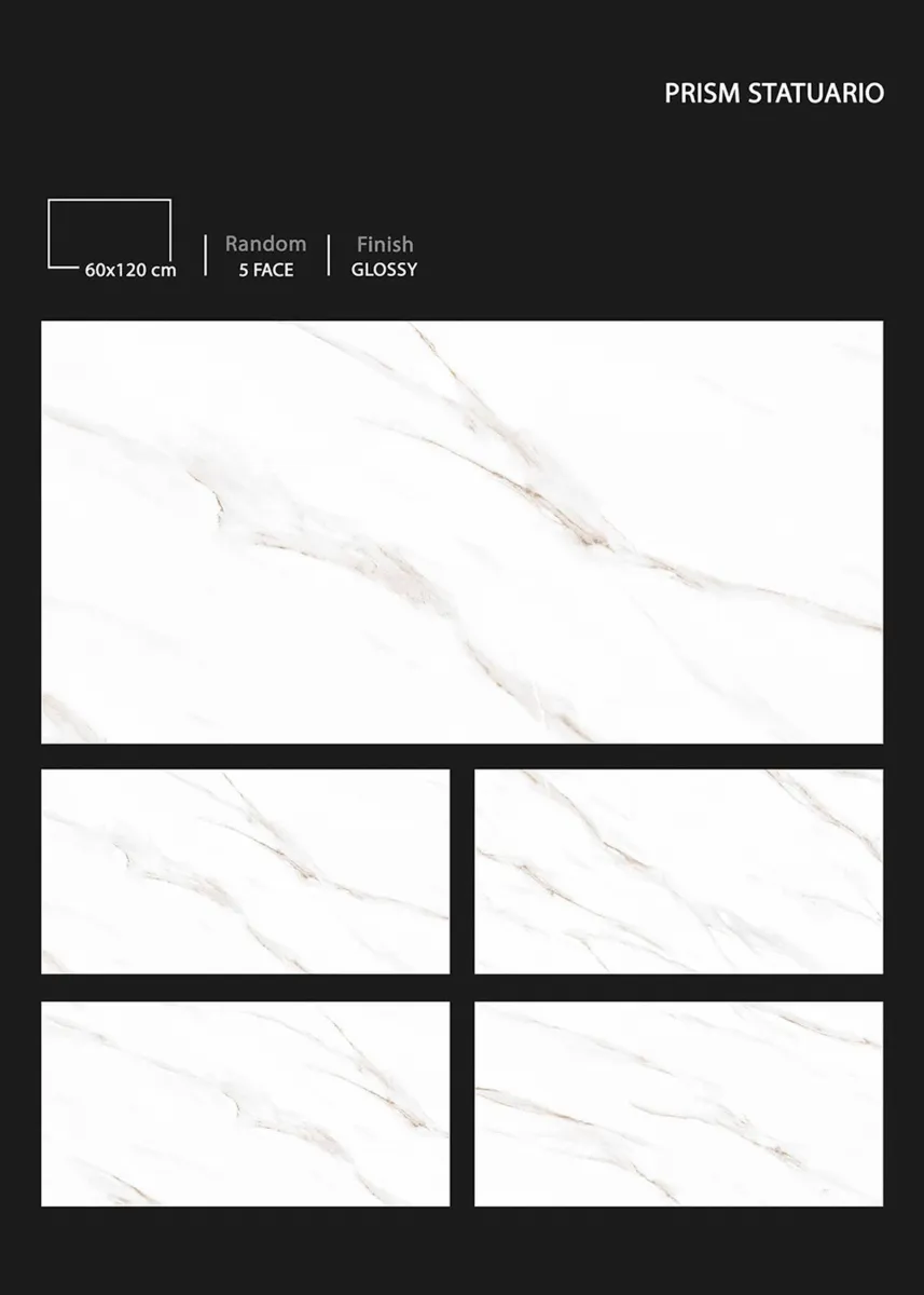 GLOSSY 60X120cm - Design 6 - 600x1200mm Glossy