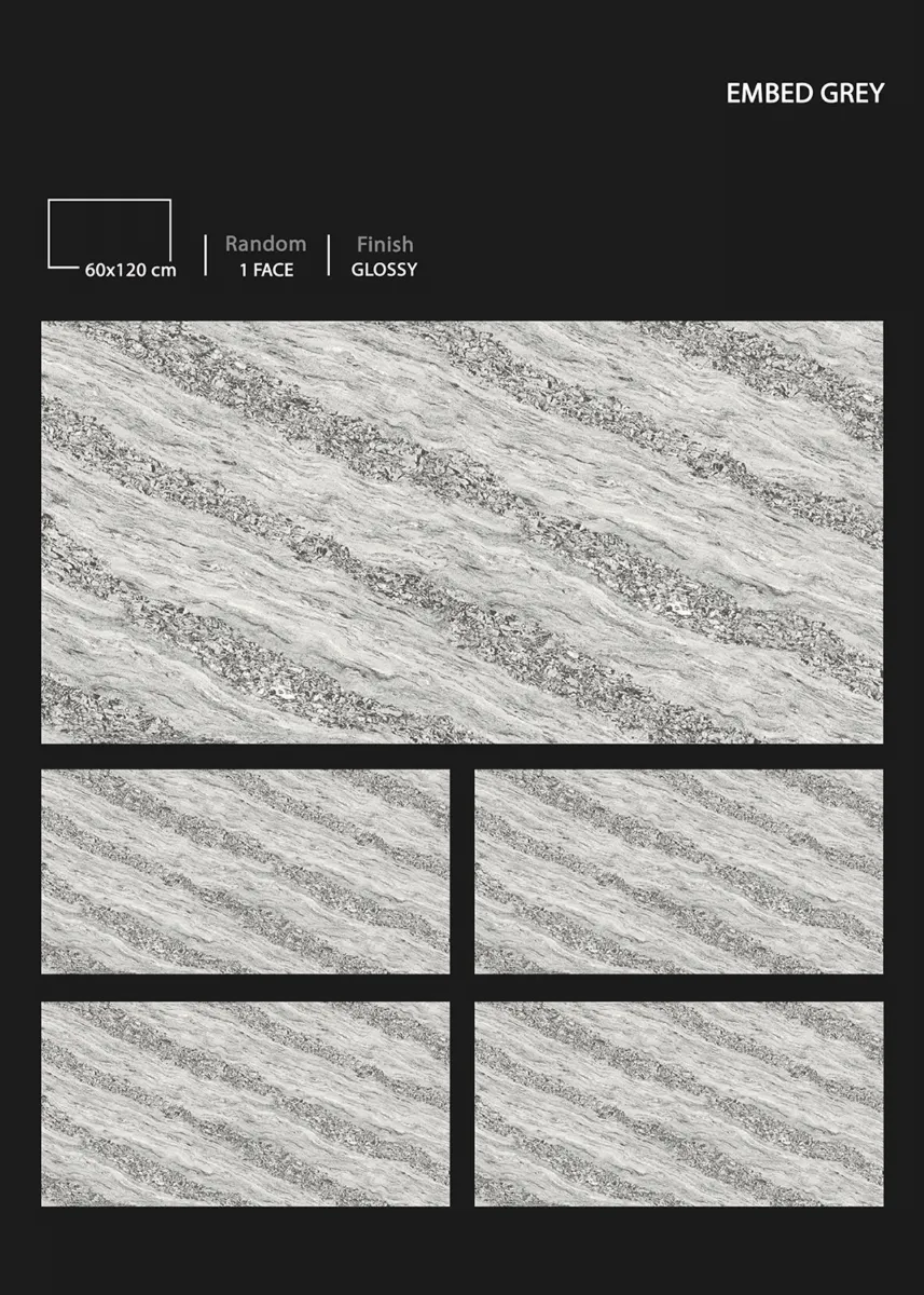 GLOSSY 60X120cm - Design 100 - 600x1200mm Glossy