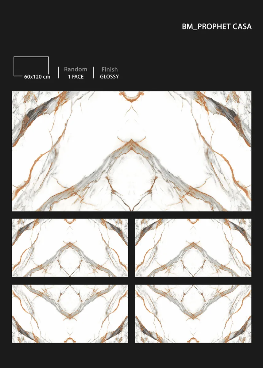 GLOSSY 60X120cm - Design 107 - 600x1200mm Glossy