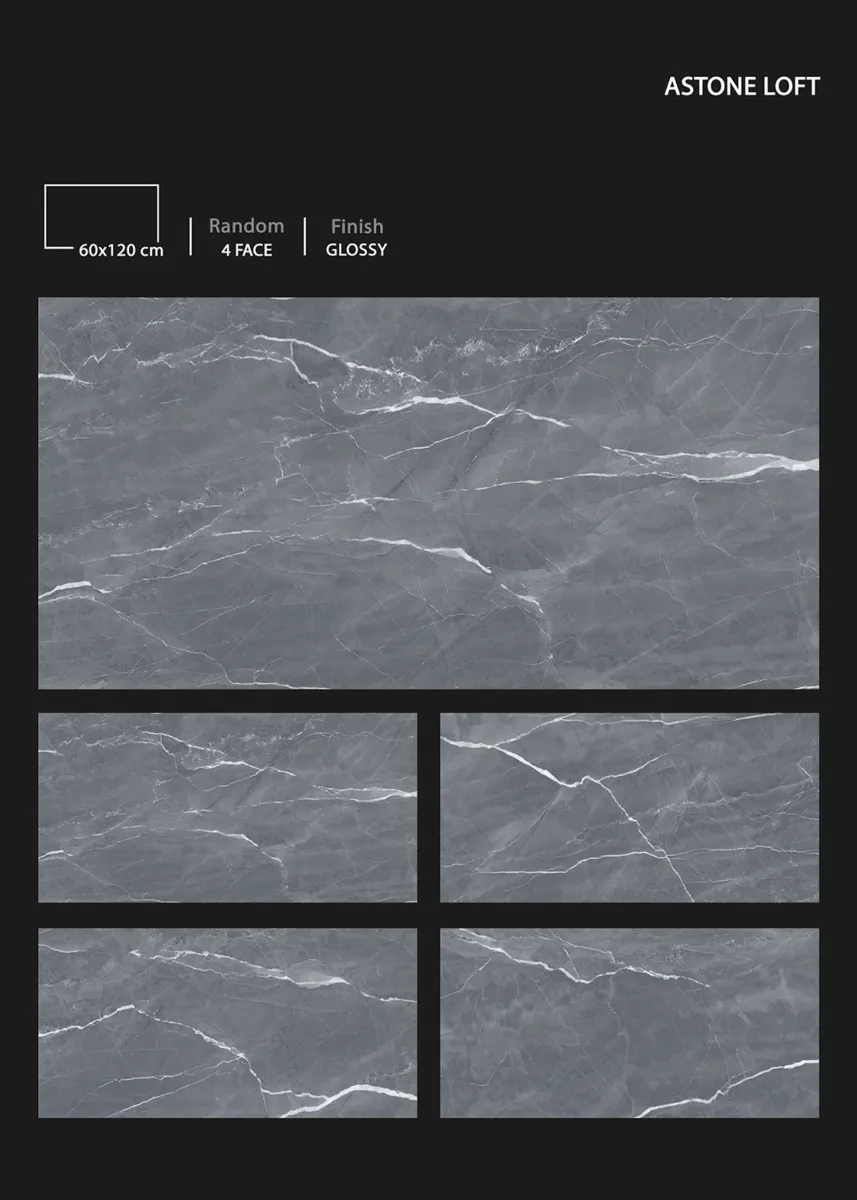 GLOSSY 60X120cm - Design 19 - 600x1200mm Glossy