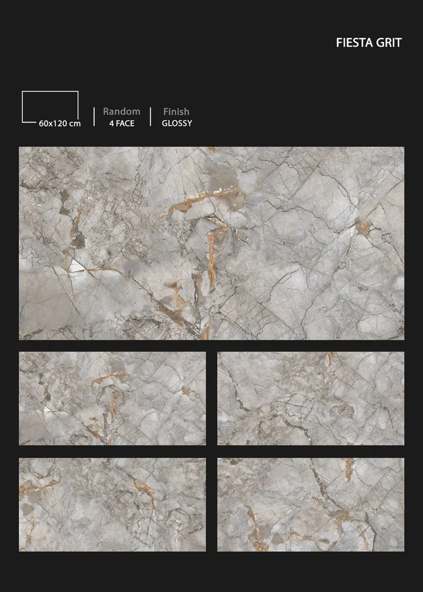 GLOSSY 60X120cm - Design 45 - 600x1200mm Glossy