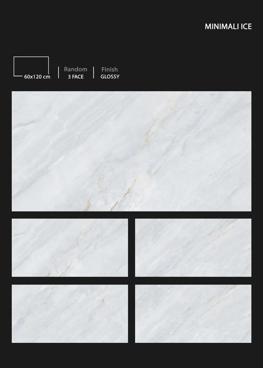 GLOSSY 60X120cm - Design 60 - 600x1200mm Glossy