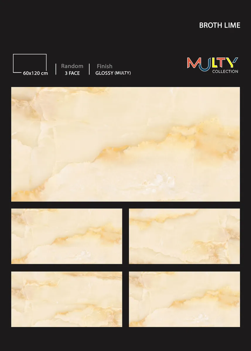 GLOSSY MULTY 60X120cm - Design 3 - 600x1200mm Glossy