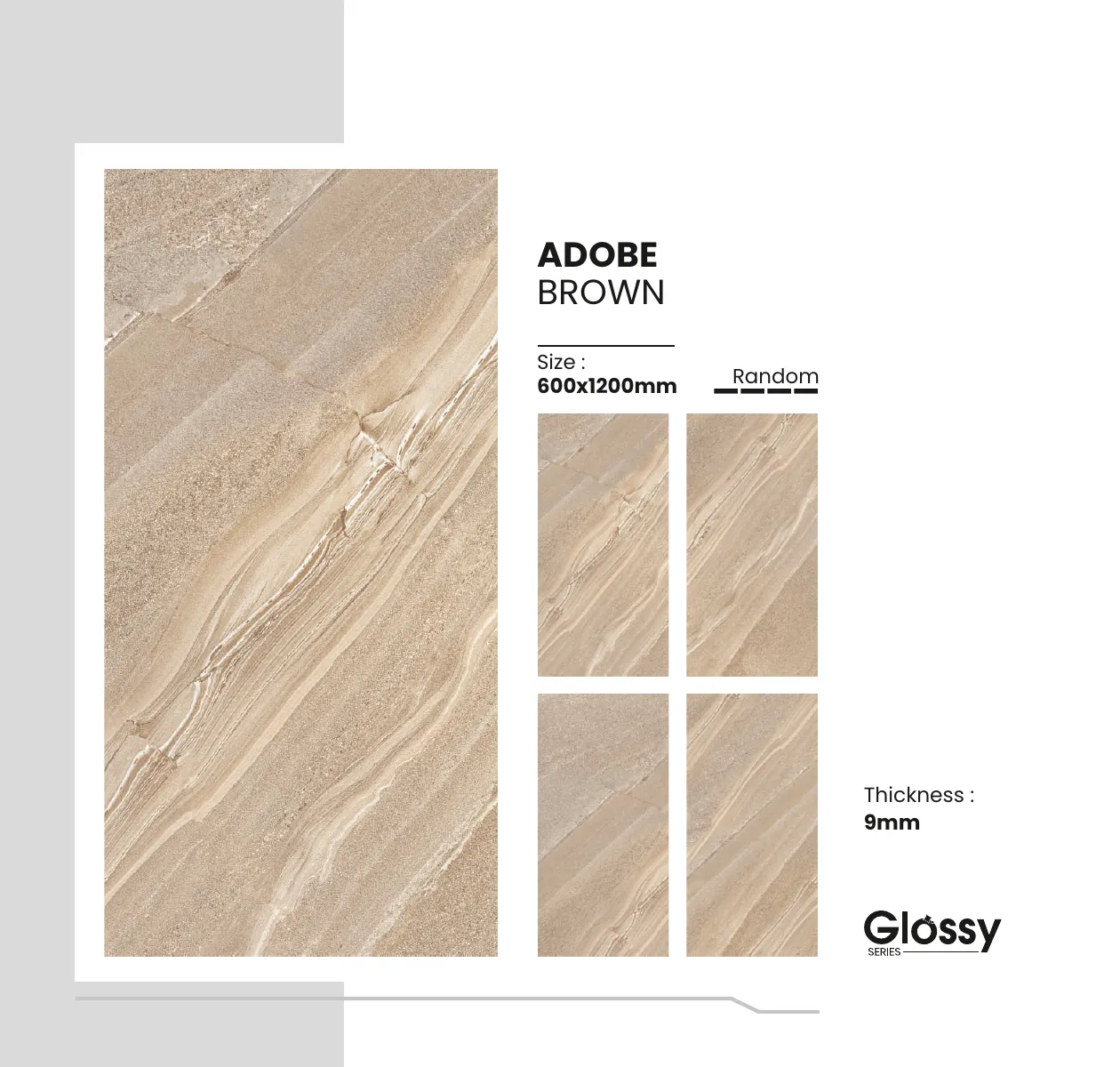 Glossy Series Catalogue - Design 3 - 600x1200mm Glossy
