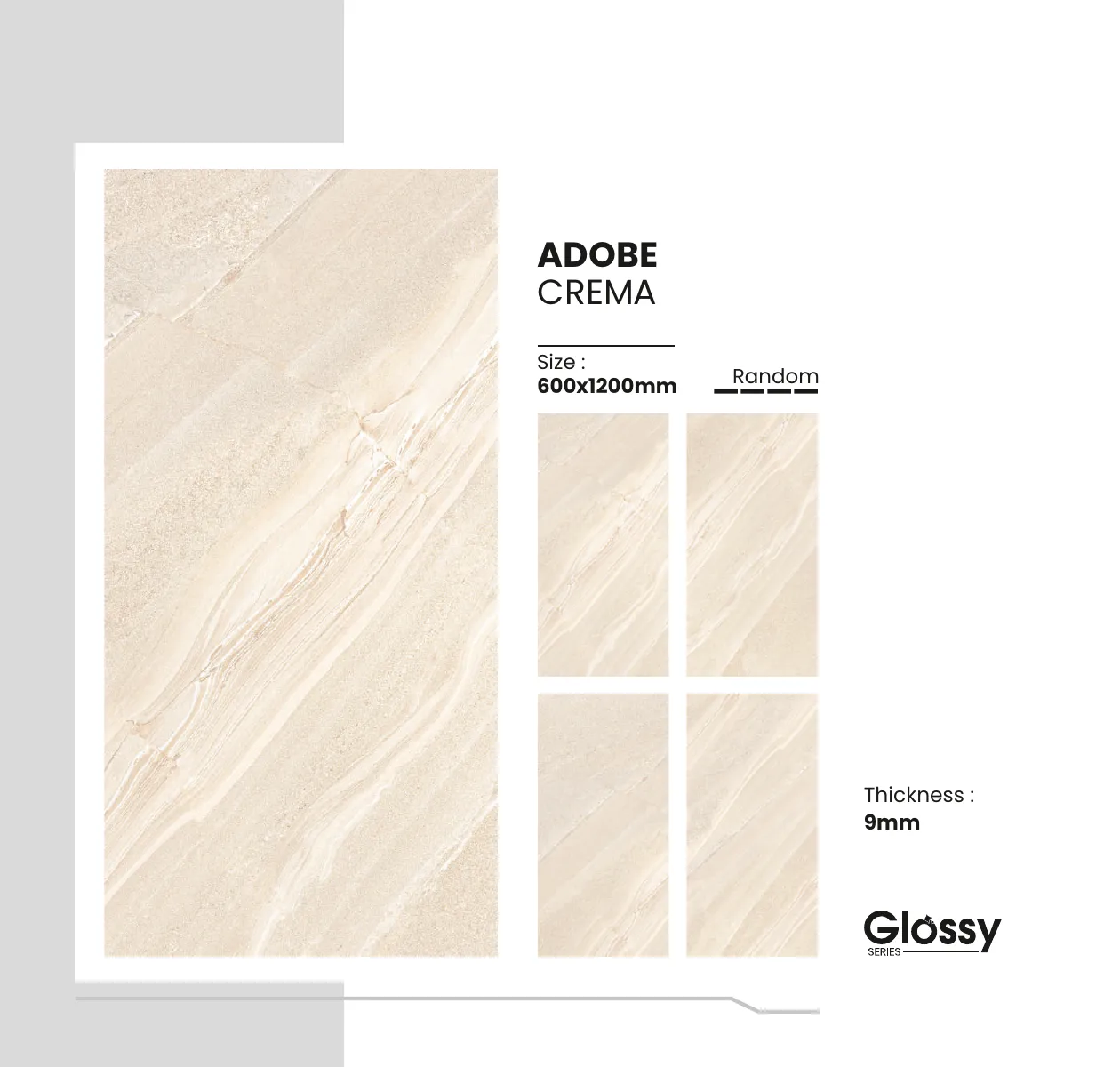 Glossy Series Catalogue - Design 4 - 600x1200mm Glossy