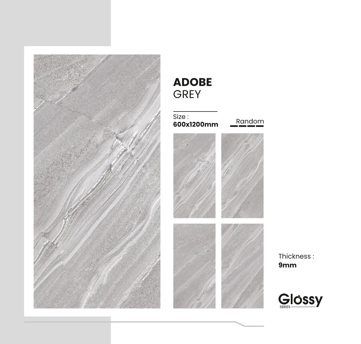 Glossy Series Catalogue - Design 5 - 600x1200mm Glossy