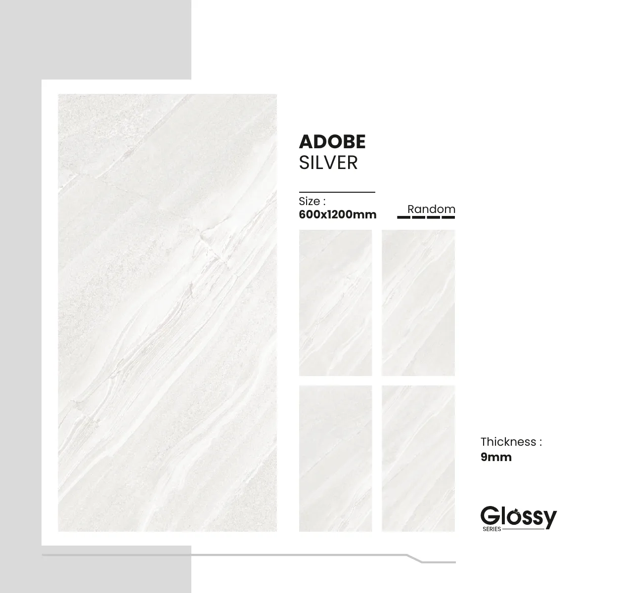 Glossy Series Catalogue - Design 6 - 600x1200mm Glossy