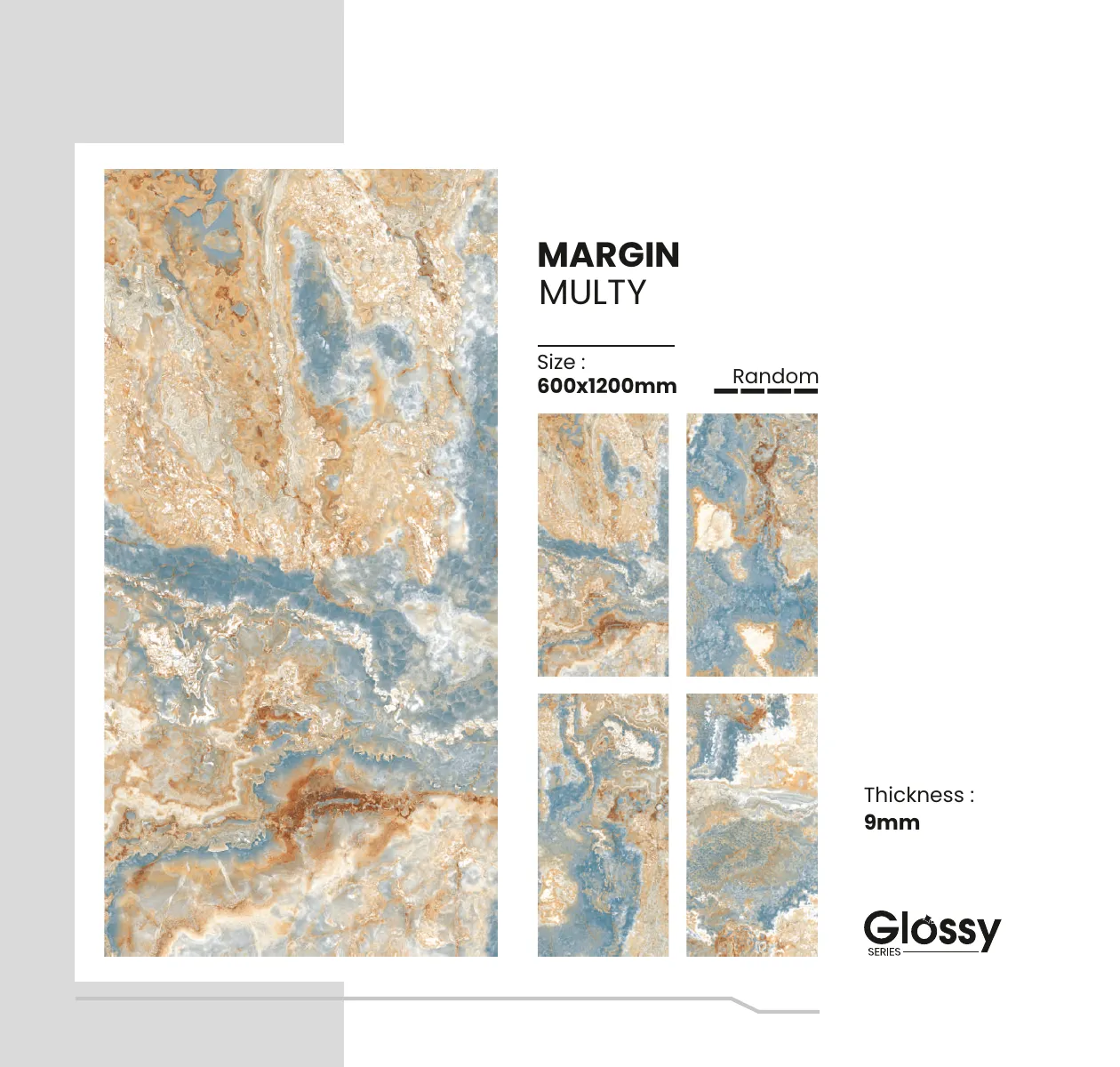 Glossy Series Catalogue - Design 99 - 600x1200mm Glossy