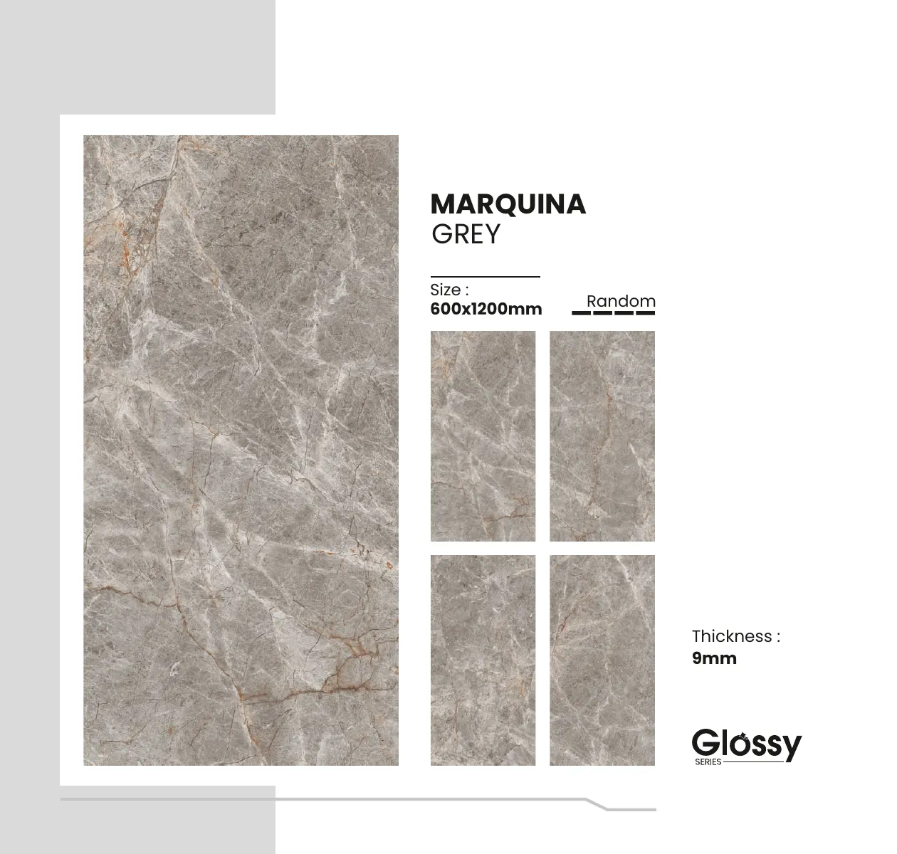 Glossy Series Catalogue - Design 102 - 600x1200mm Glossy