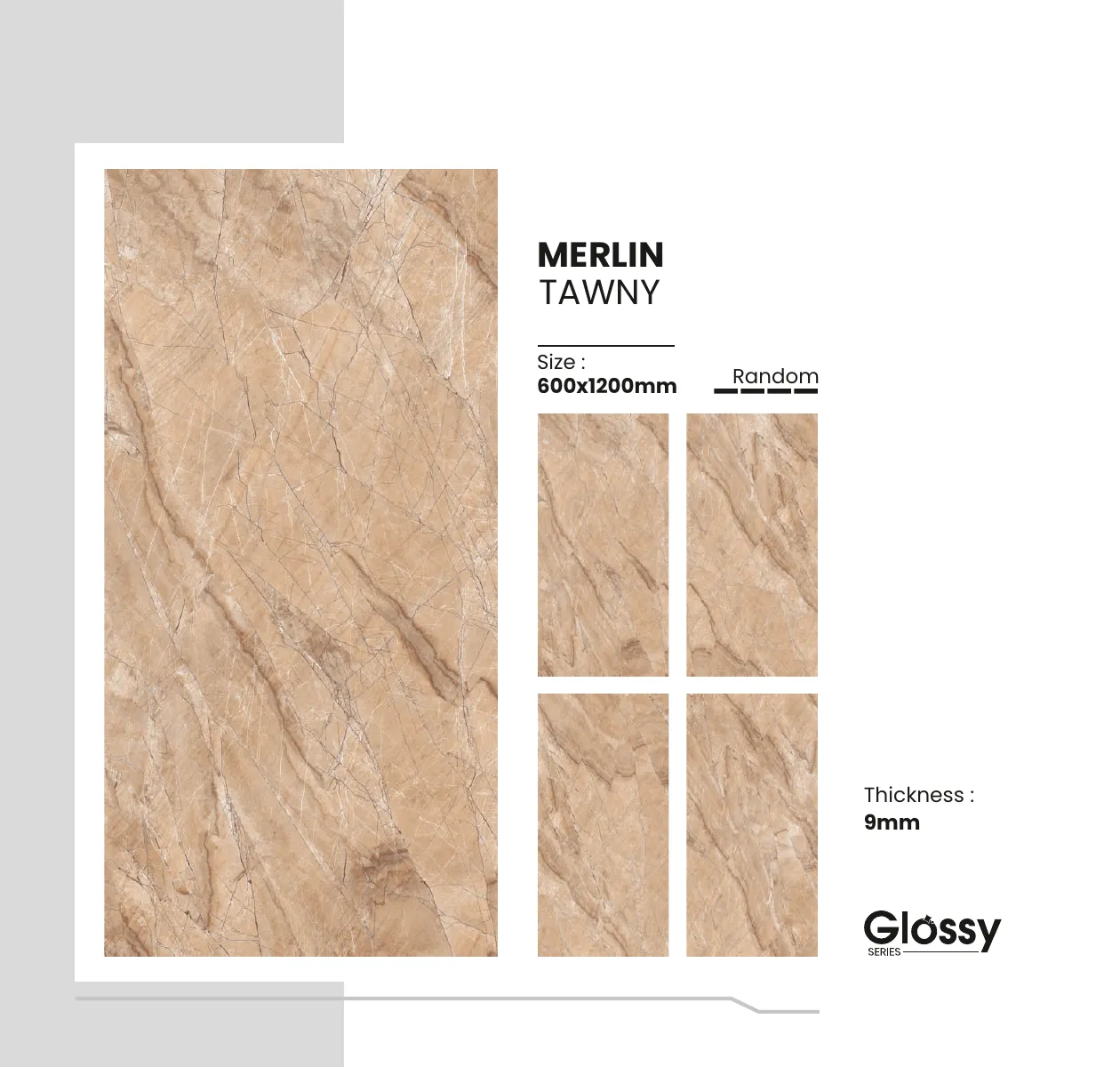 Glossy Series Catalogue - Design 104 - 600x1200mm Glossy
