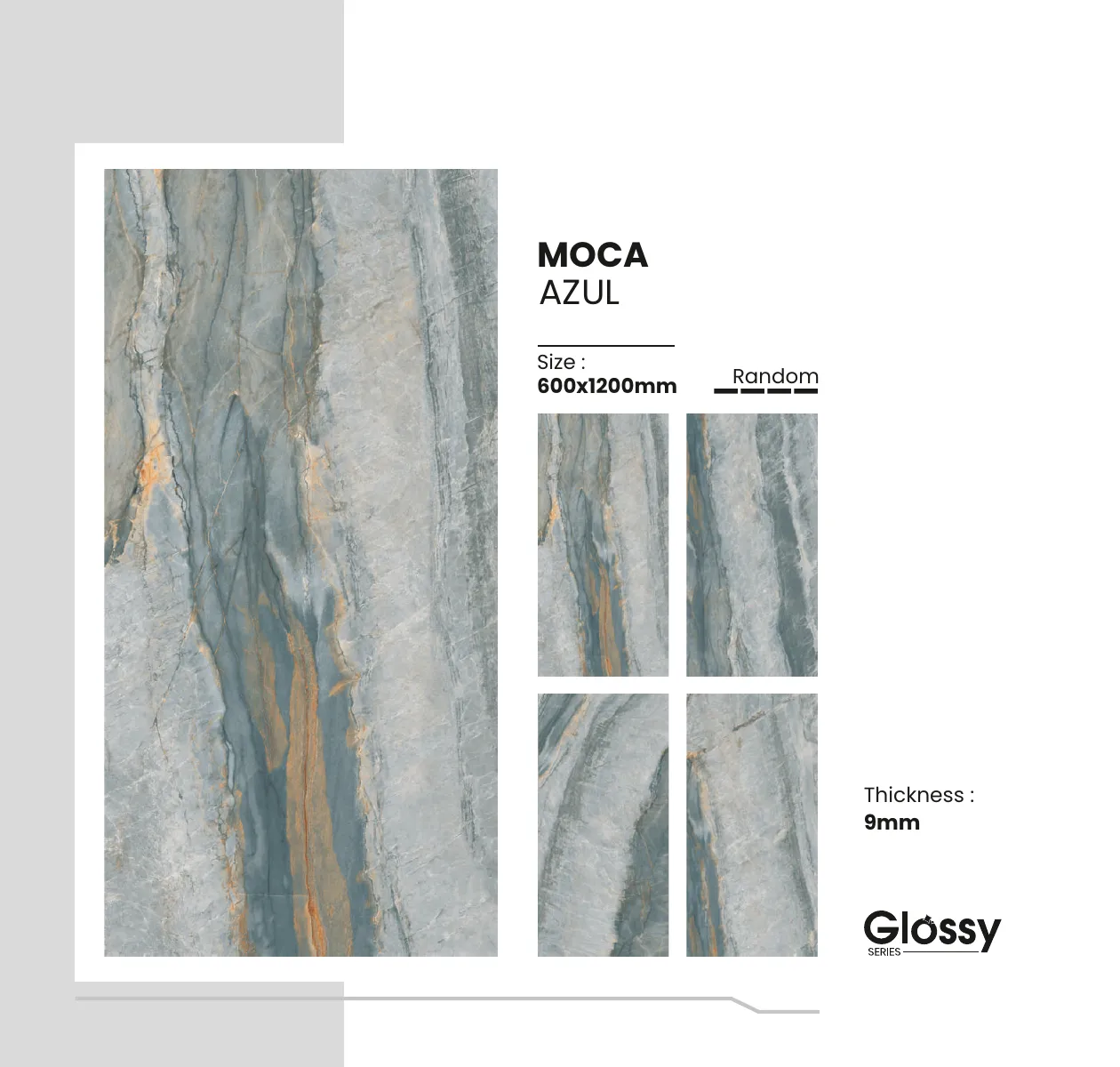 Glossy Series Catalogue - Design 106 - 600x1200mm Glossy