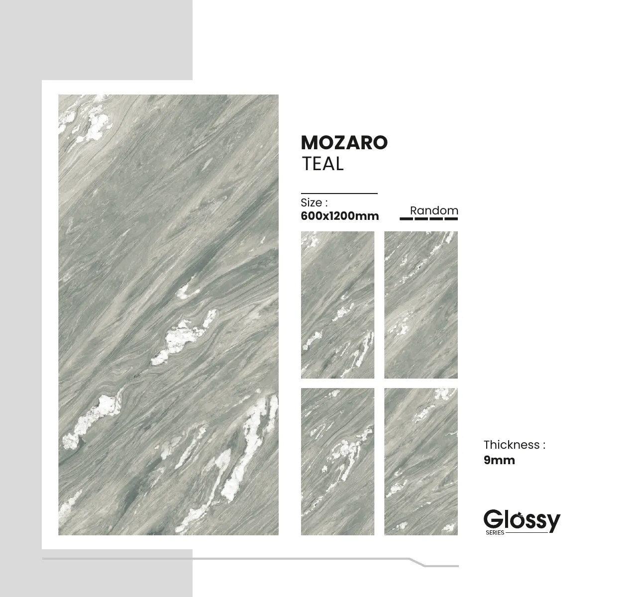Glossy Series Catalogue - Design 107 - 600x1200mm Glossy