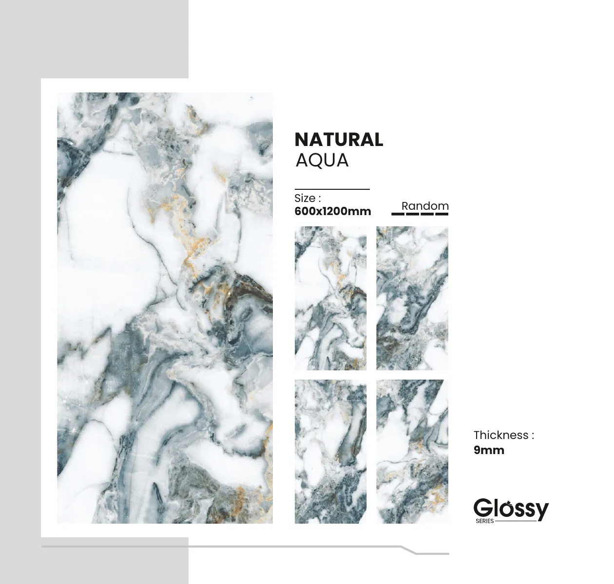 Glossy Series Catalogue - Design 109 - 600x1200mm Glossy