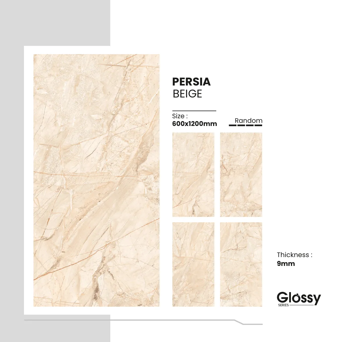 Glossy Series Catalogue - Design 118 - 600x1200mm Glossy