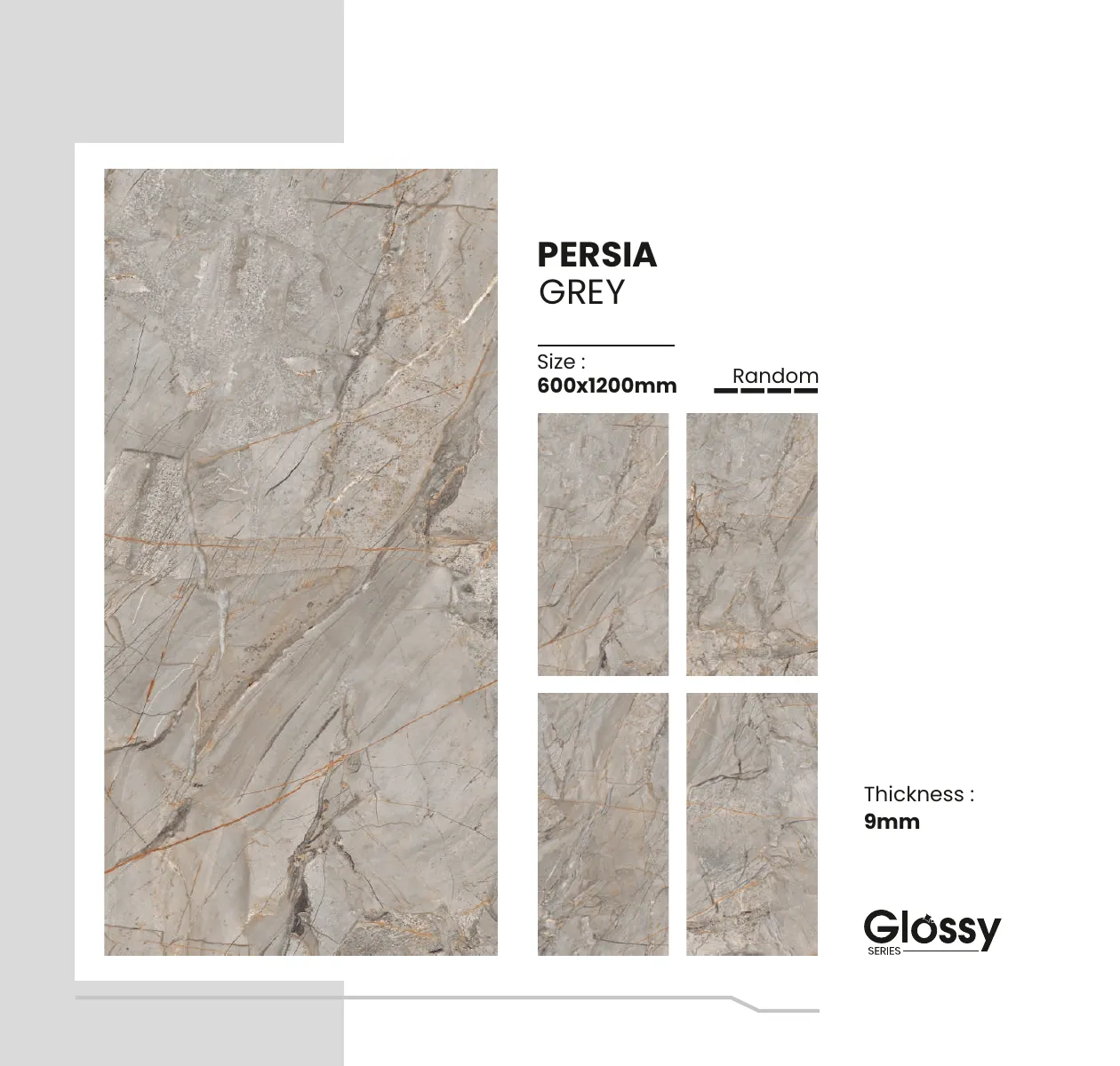 Glossy Series Catalogue - Design 119 - 600x1200mm Glossy