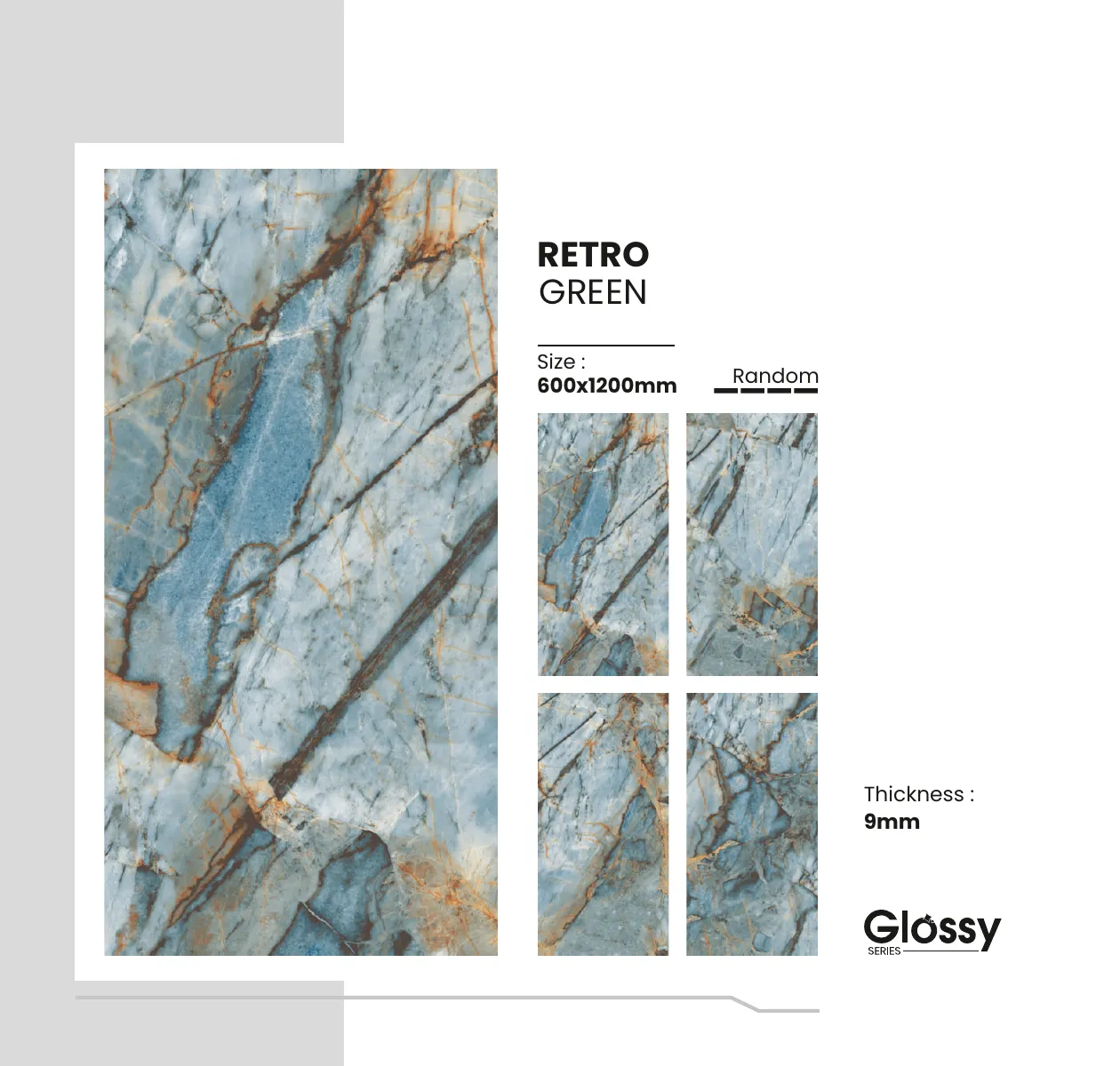 Glossy Series Catalogue - Design 128 - 600x1200mm Glossy