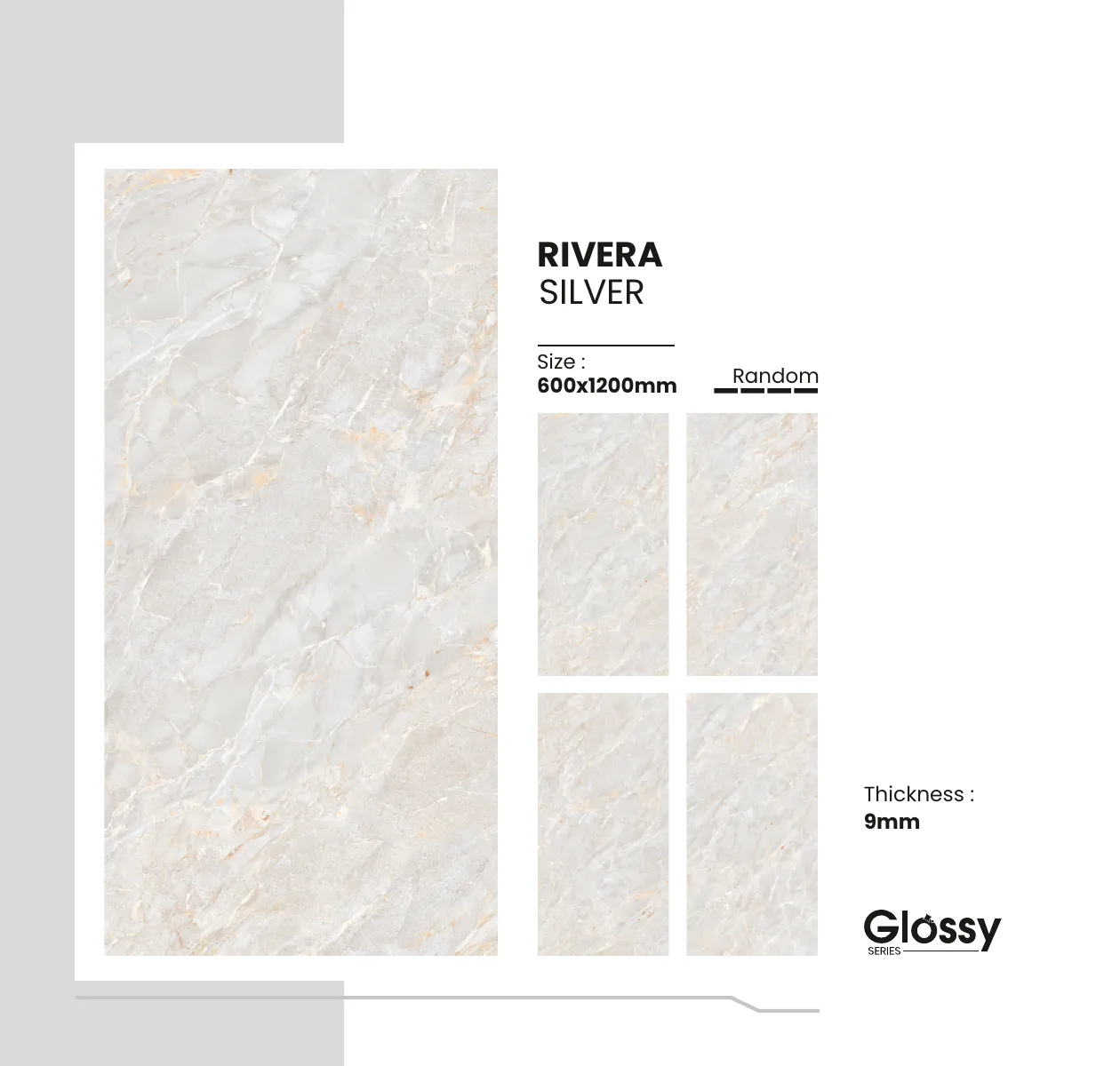 Glossy Series Catalogue - Design 132 - 600x1200mm Glossy