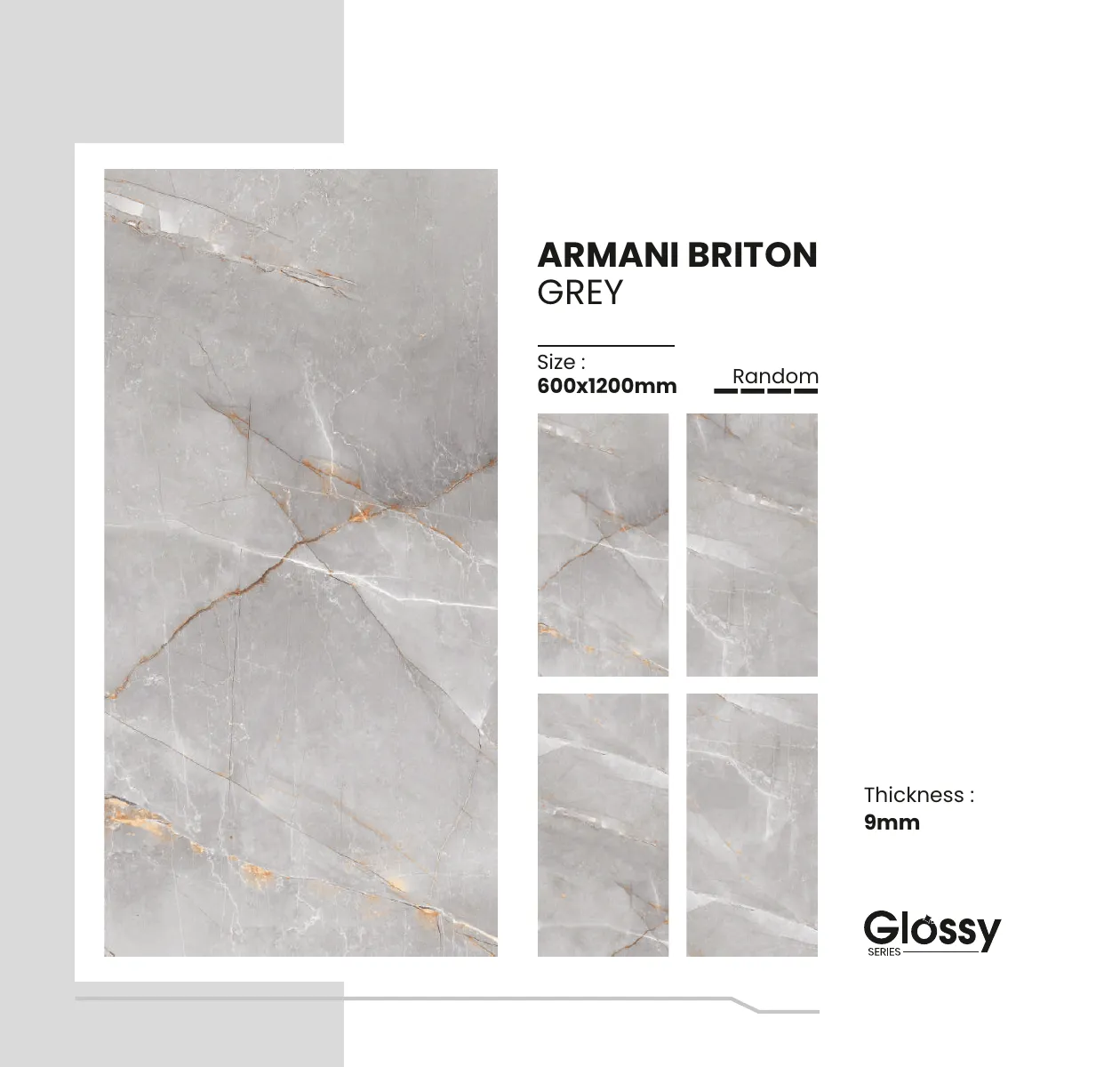 Glossy Series Catalogue - Design 13 - 600x1200mm Glossy