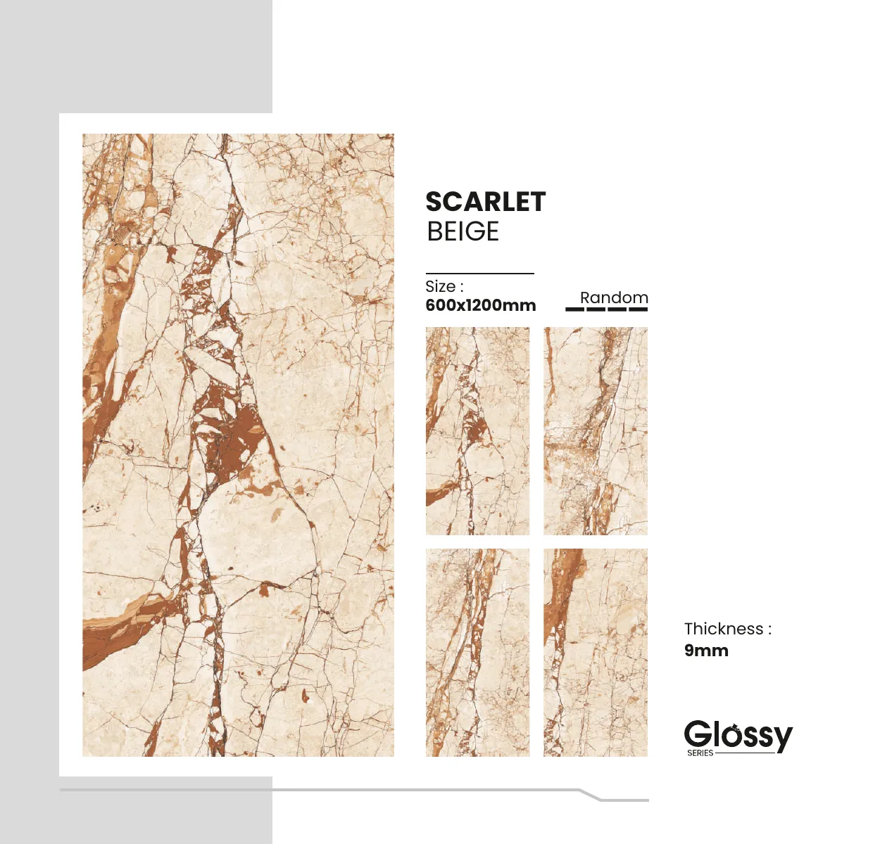 Glossy Series Catalogue - Design 144 - 600x1200mm Glossy