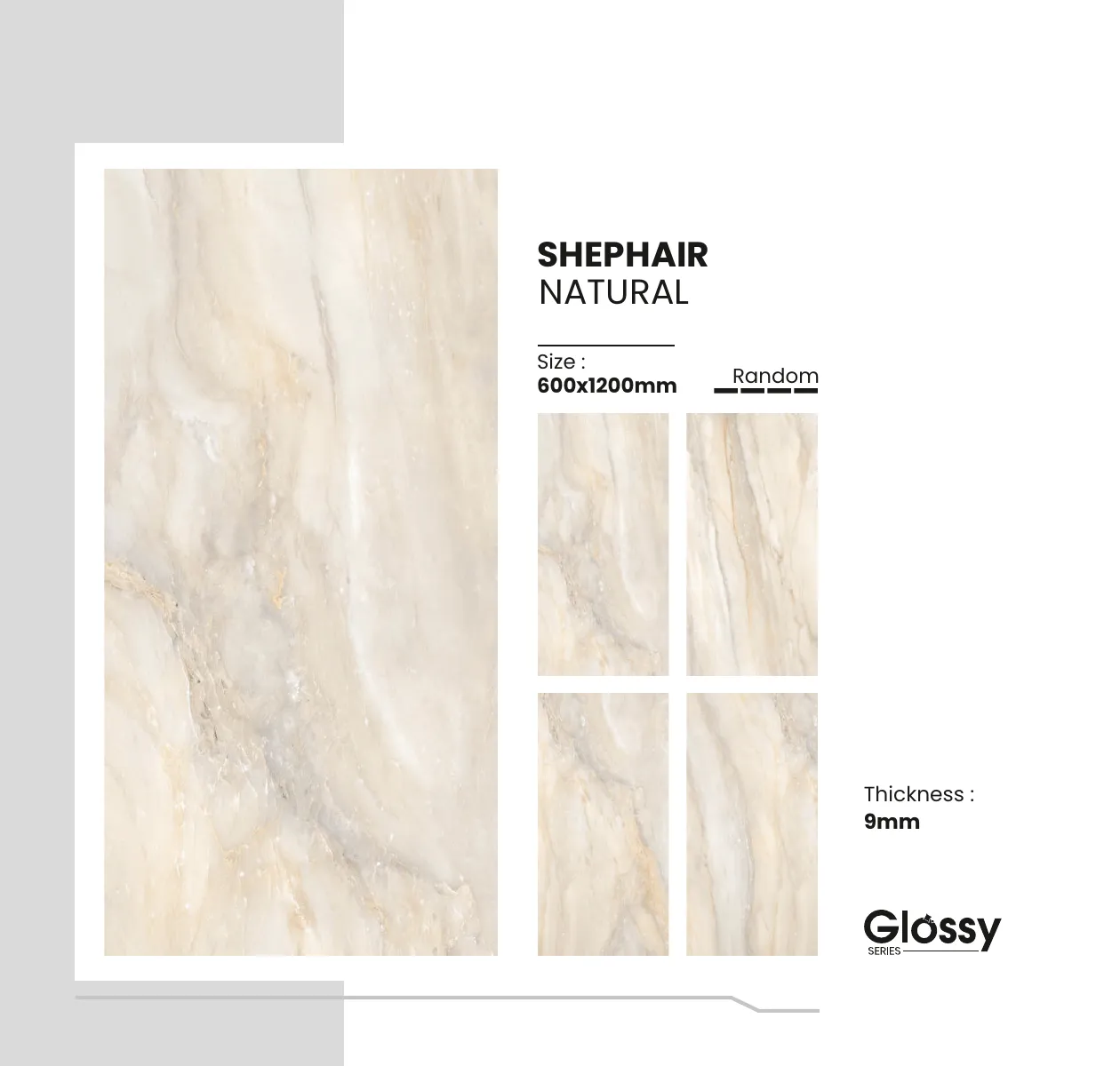 Glossy Series Catalogue - Design 145 - 600x1200mm Glossy