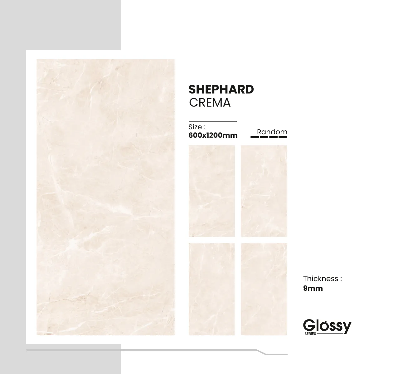 Glossy Series Catalogue - Design 146 - 600x1200mm Glossy