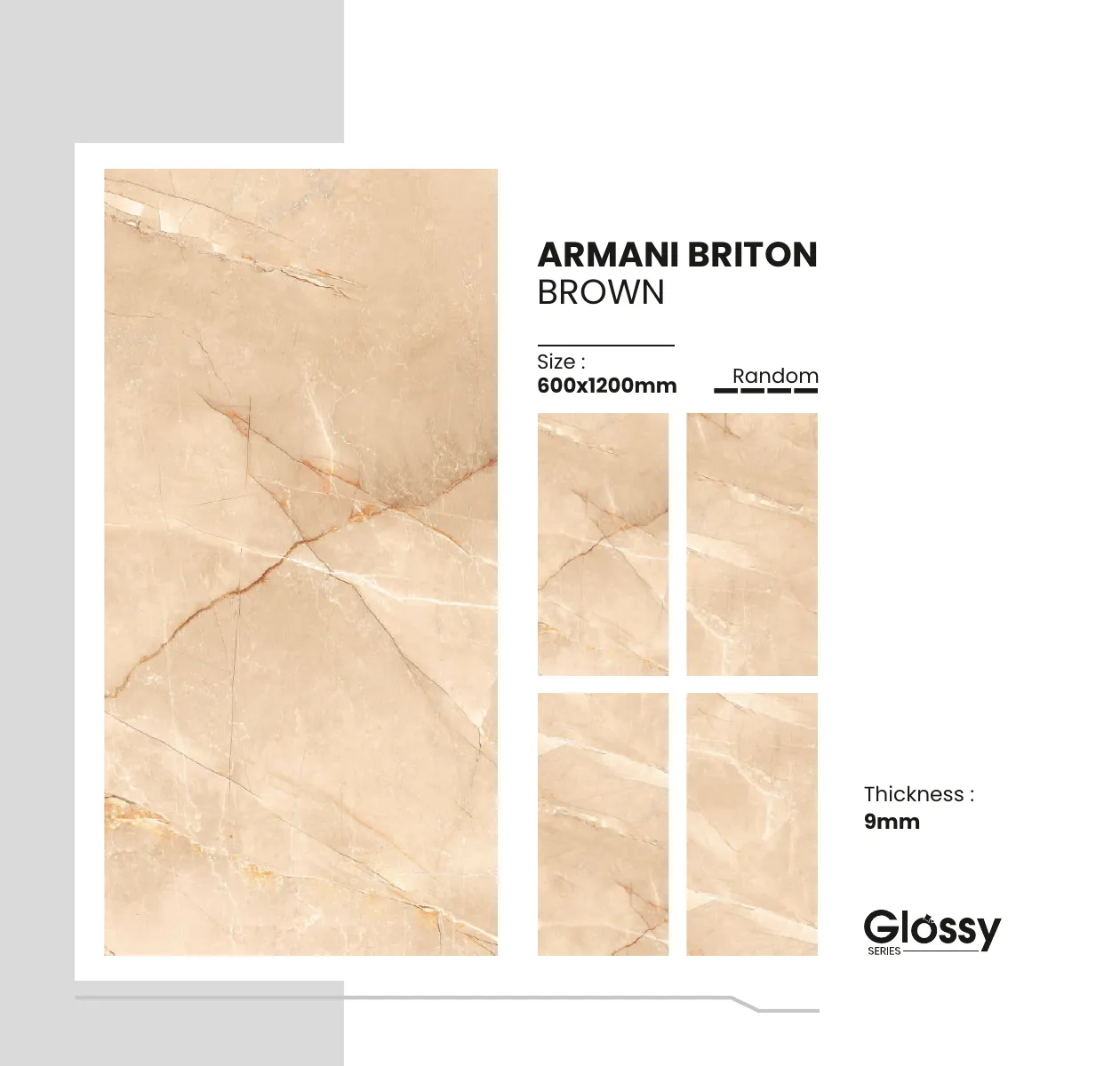 Glossy Series Catalogue - Design 14 - 600x1200mm Glossy