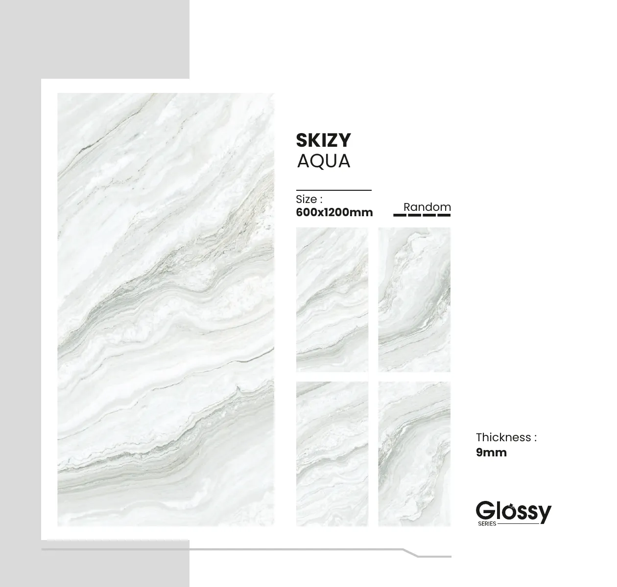 Glossy Series Catalogue - Design 155 - 600x1200mm Glossy