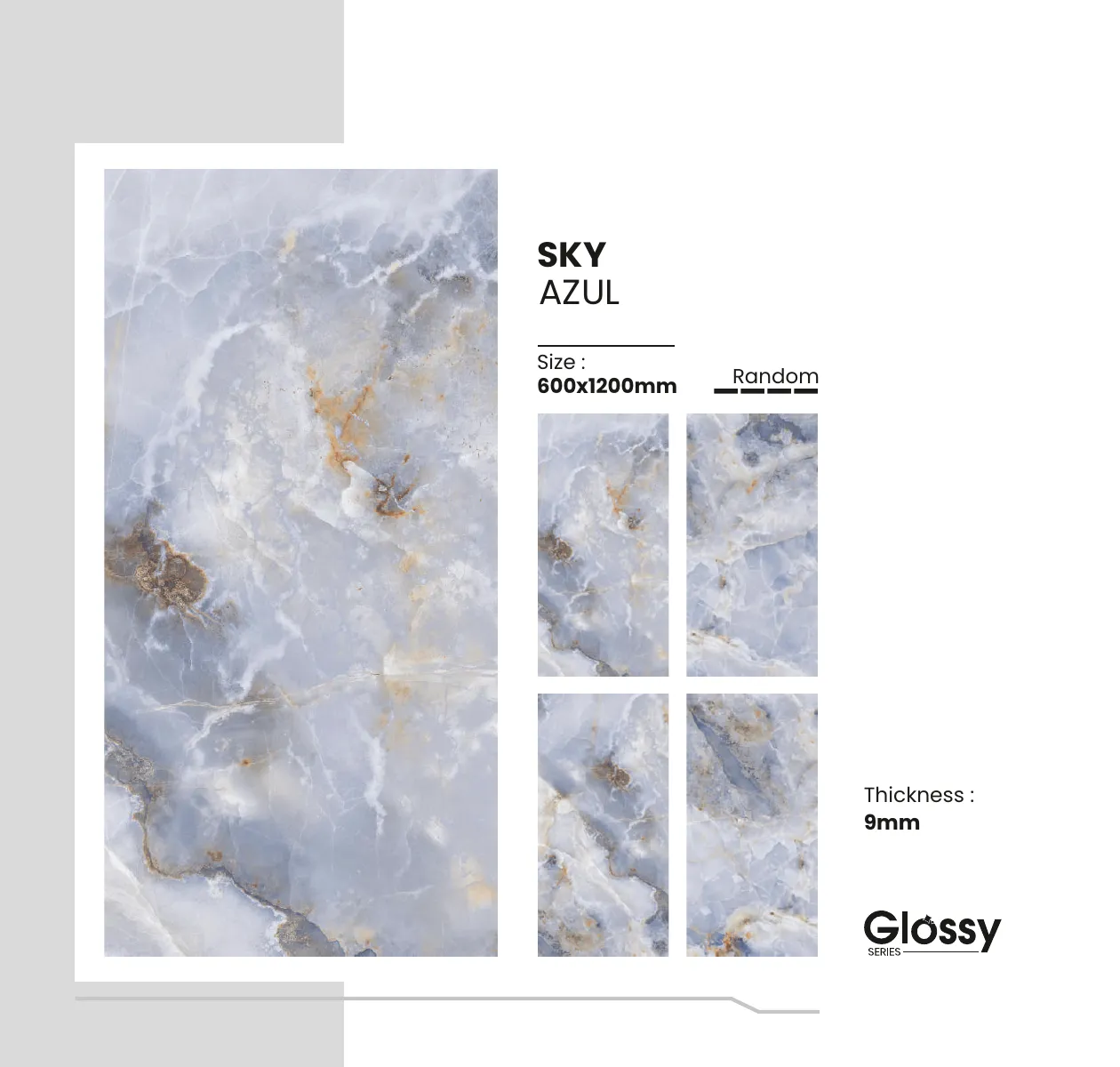 Glossy Series Catalogue - Design 157 - 600x1200mm Glossy