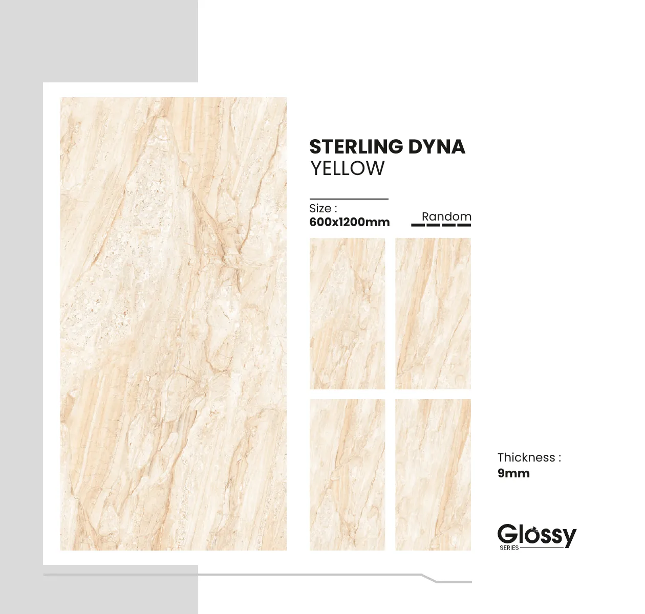 Glossy Series Catalogue - Design 158 - 600x1200mm Glossy