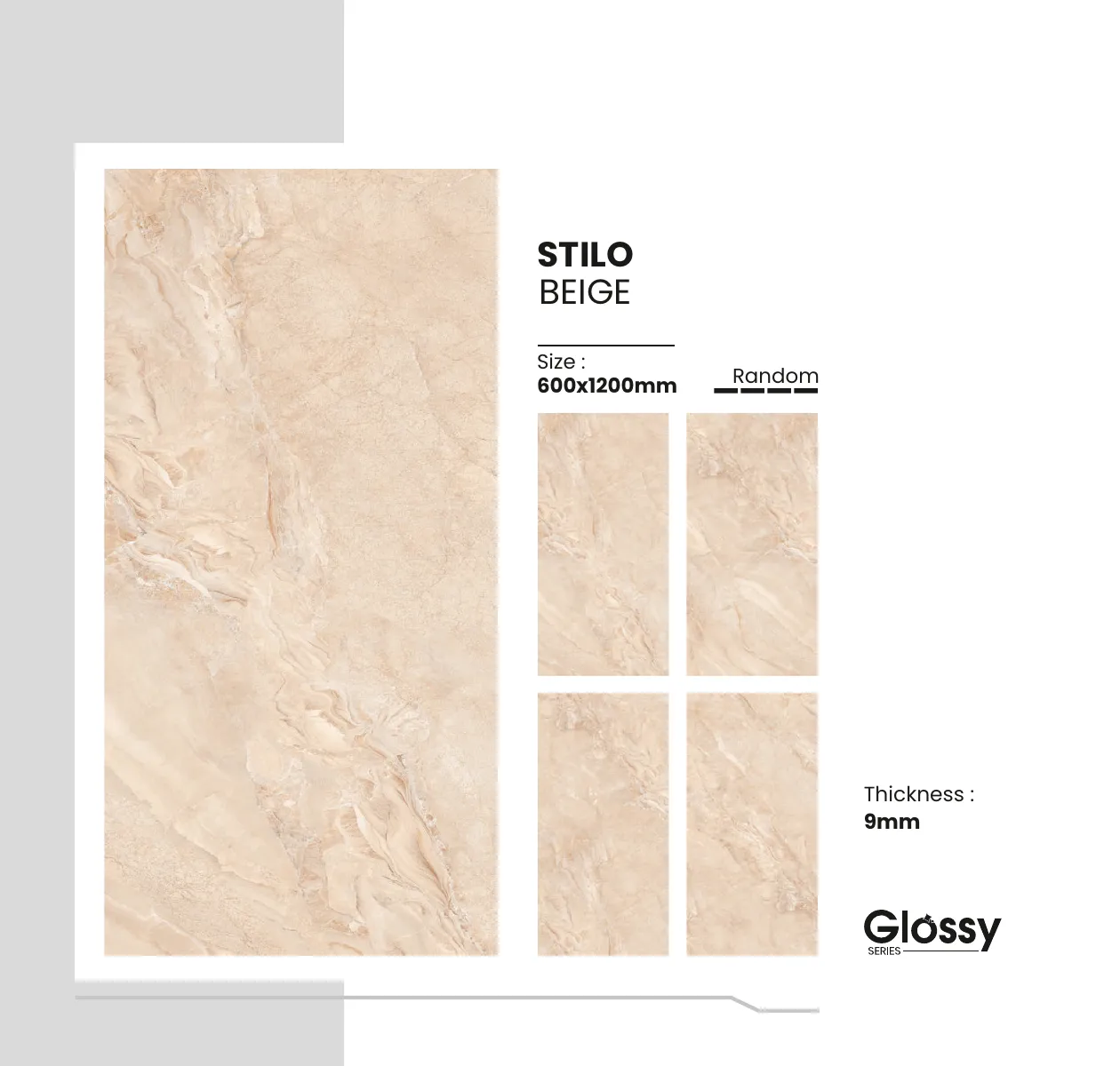Glossy Series Catalogue - Design 160 - 600x1200mm Glossy