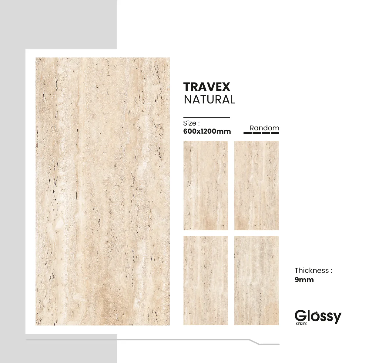 Glossy Series Catalogue - Design 161 - 600x1200mm Glossy