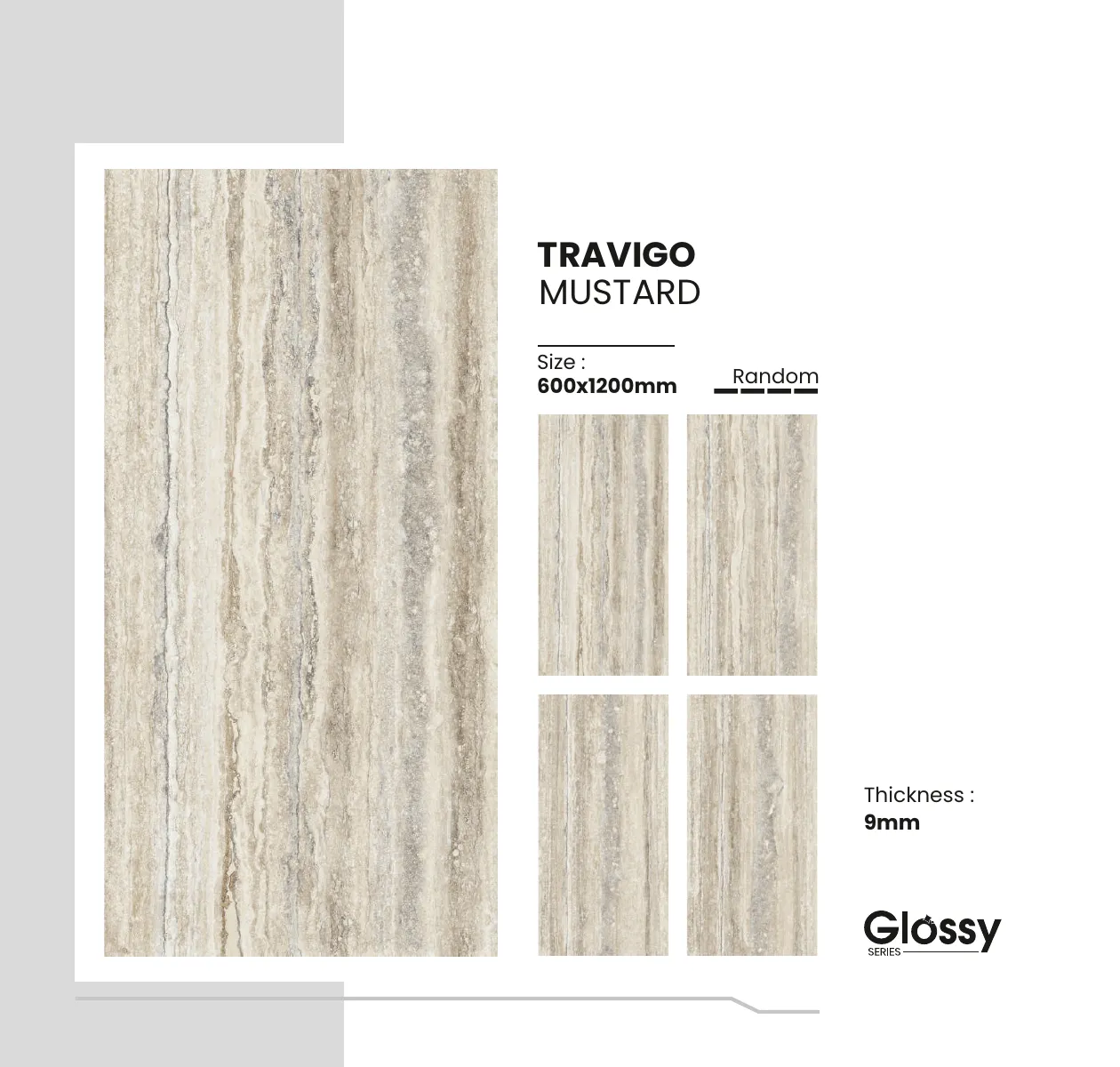 Glossy Series Catalogue - Design 164 - 600x1200mm Glossy