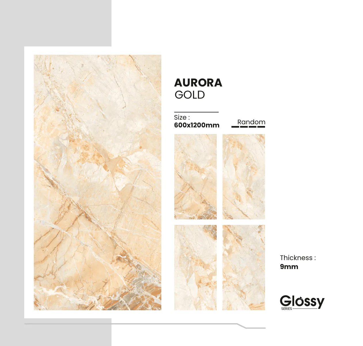 Glossy Series Catalogue - Design 18 - 600x1200mm Glossy