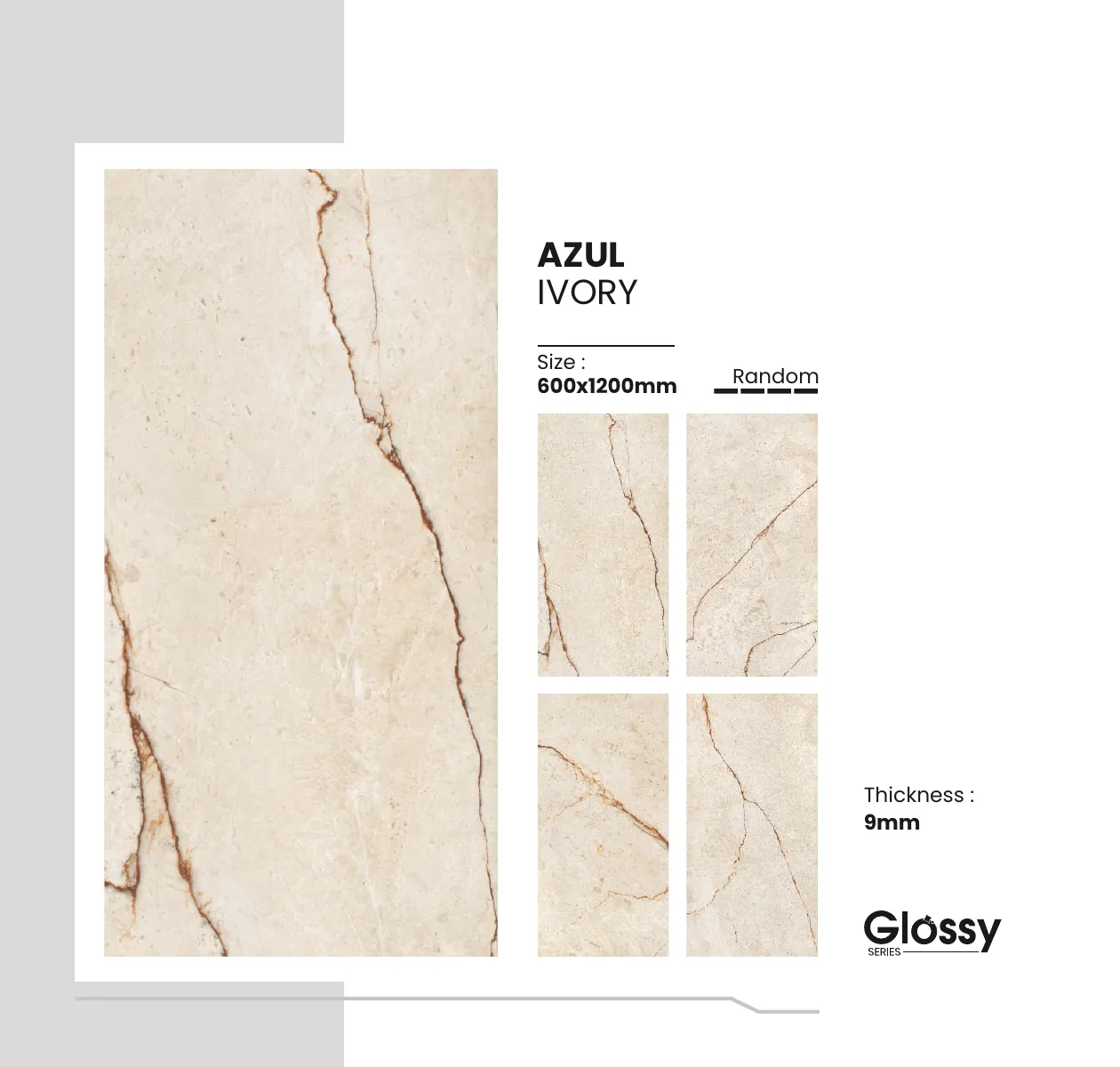 Glossy Series Catalogue - Design 20 - 600x1200mm Glossy