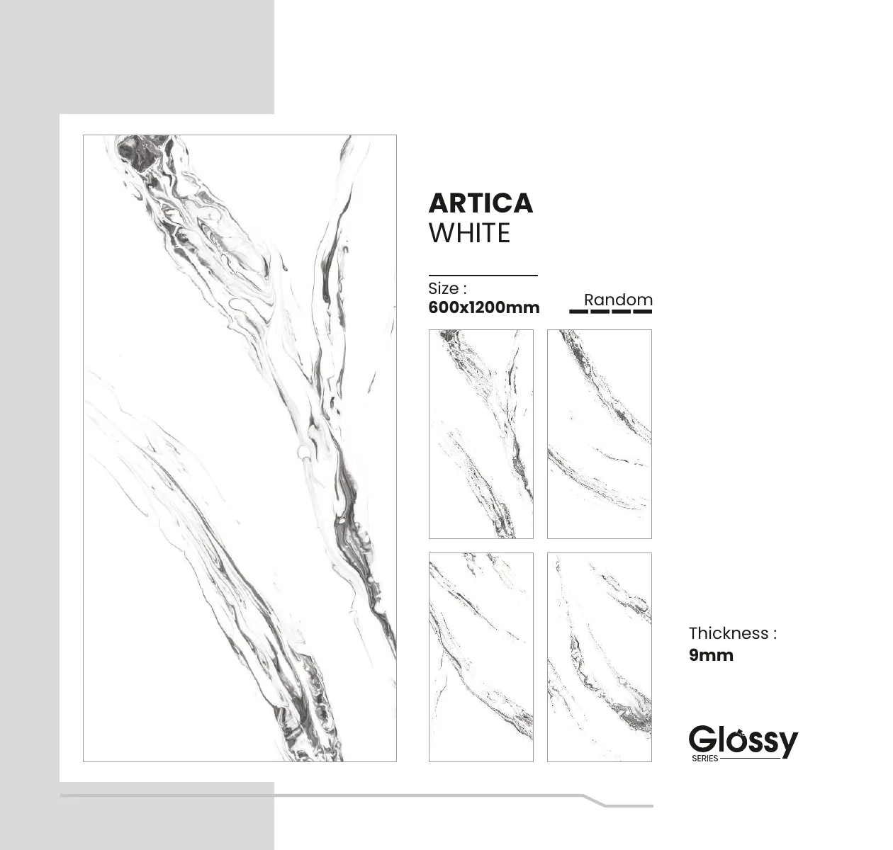 Glossy Series Catalogue - Design 23 - 600x1200mm Glossy