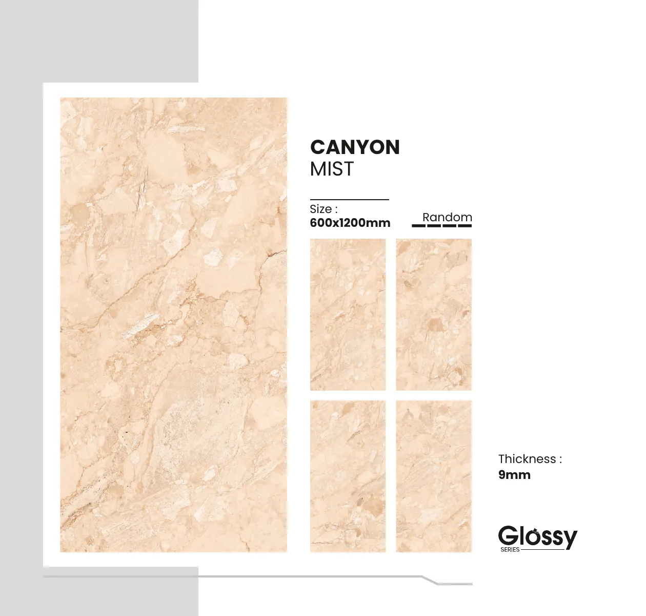 Glossy Series Catalogue - Design 42 - 600x1200mm Glossy
