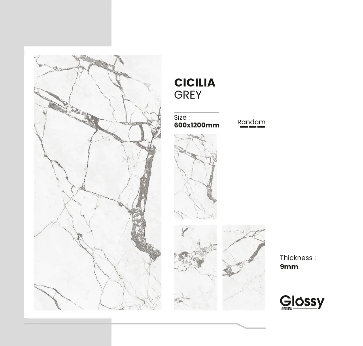 Glossy Series Catalogue - Design 45 - 600x1200mm Glossy