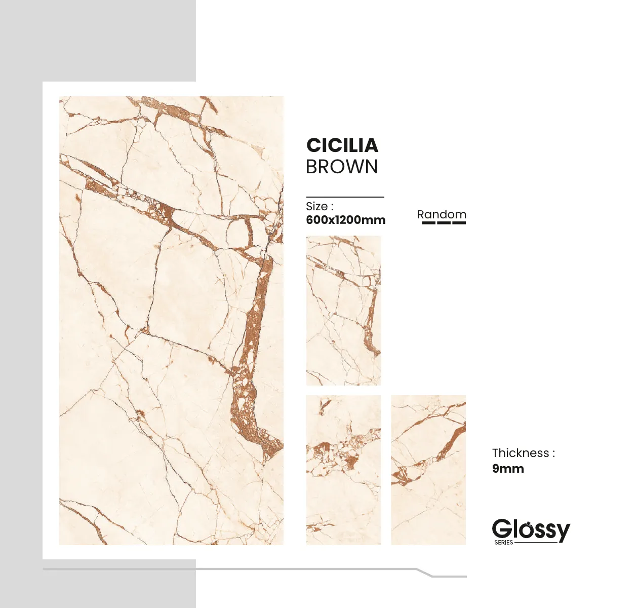 Glossy Series Catalogue - Design 46 - 600x1200mm Glossy