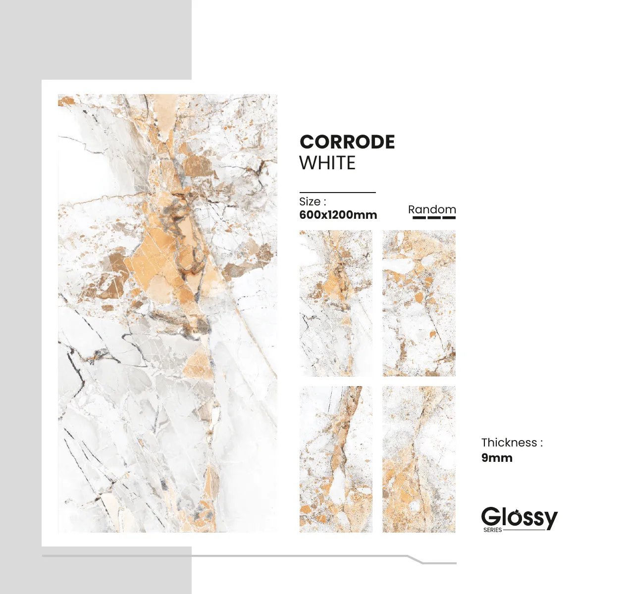 Glossy Series Catalogue - Design 48 - 600x1200mm Glossy