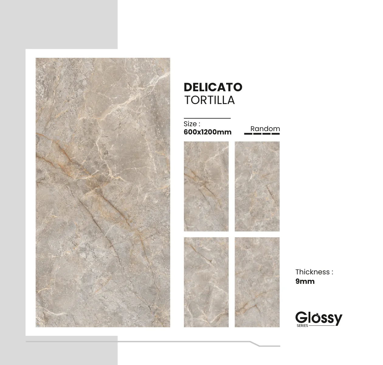 Glossy Series Catalogue - Design 49 - 600x1200mm Glossy