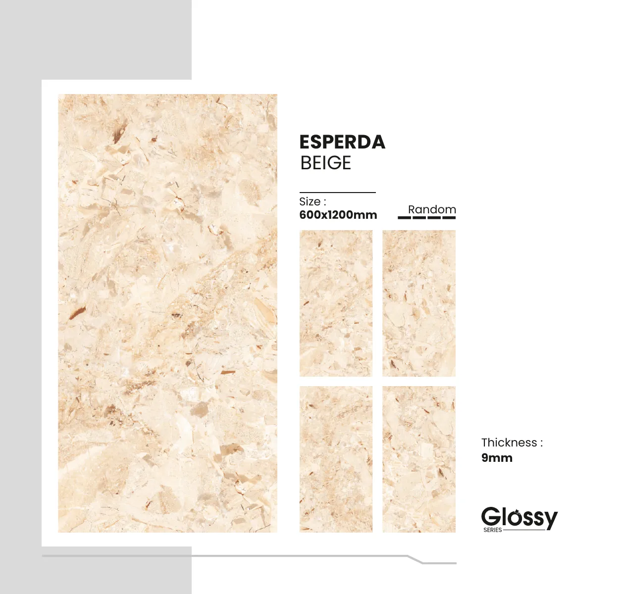 Glossy Series Catalogue - Design 61 - 600x1200mm Glossy