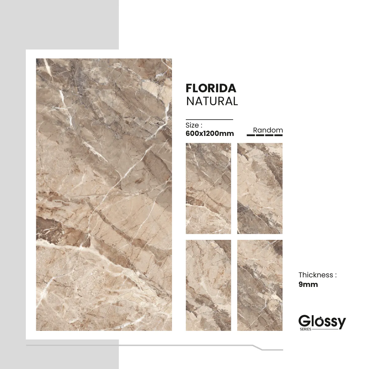 Glossy Series Catalogue - Design 69 - 600x1200mm Glossy