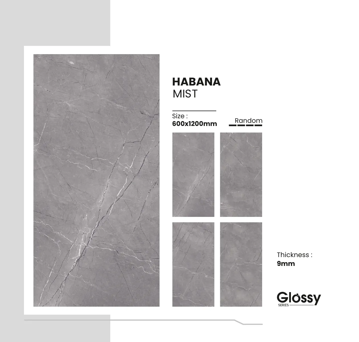 Glossy Series Catalogue - Design 83 - 600x1200mm Glossy