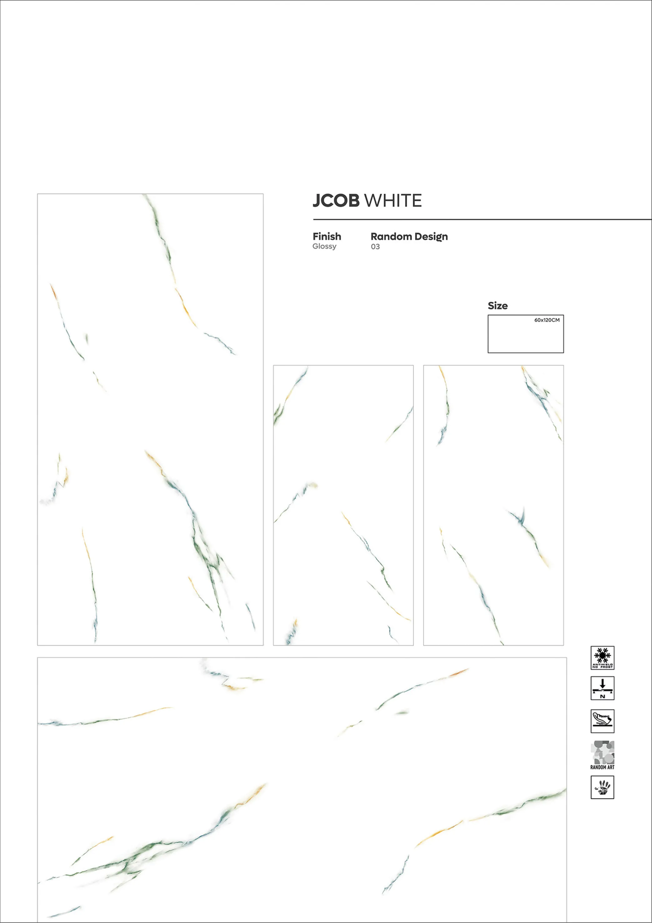 GLOSSY VOL 1 - Design 4 - 600x1200mm Glossy