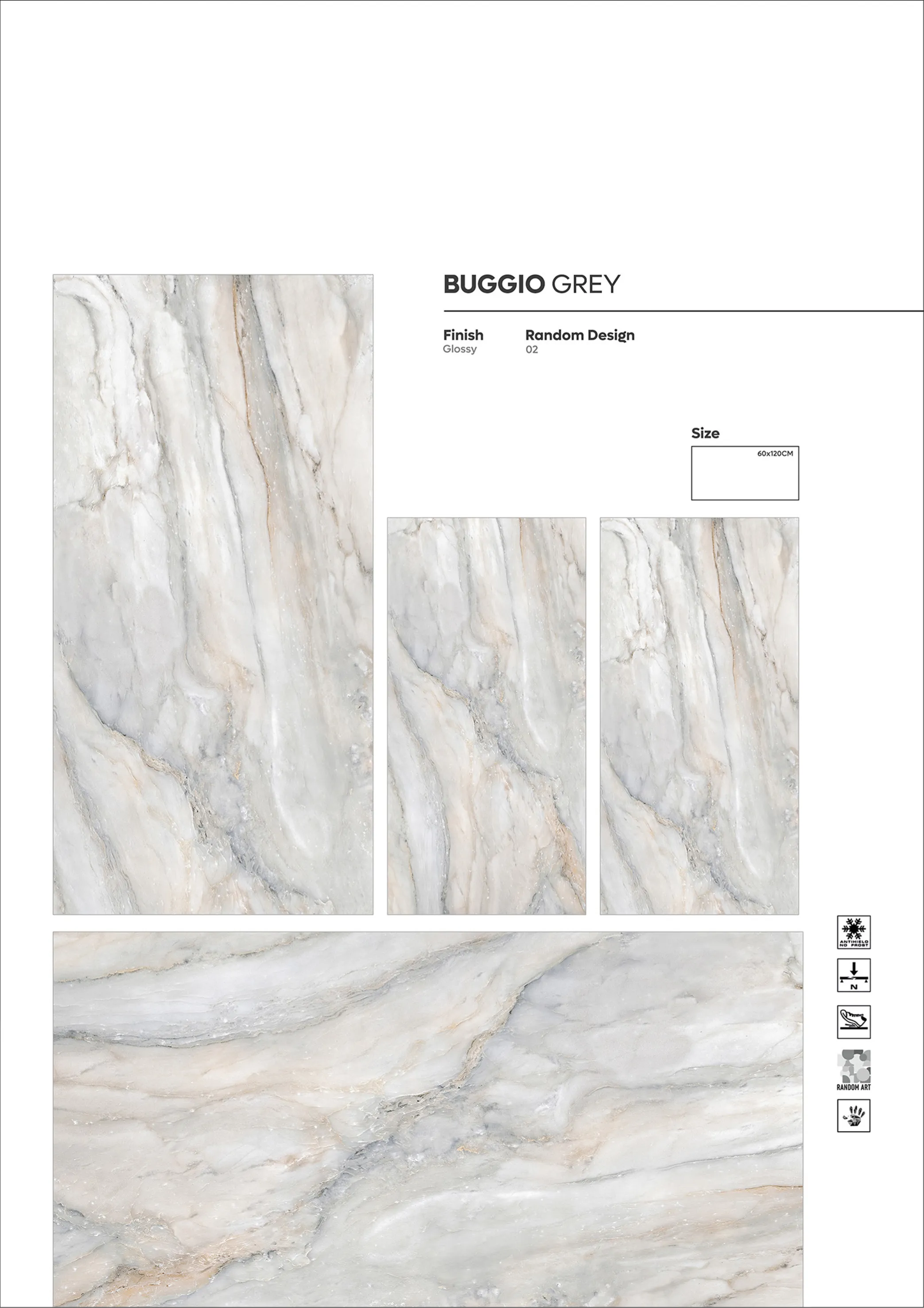 GLOSSY VOL 1 - Design 8 - 600x1200mm Glossy