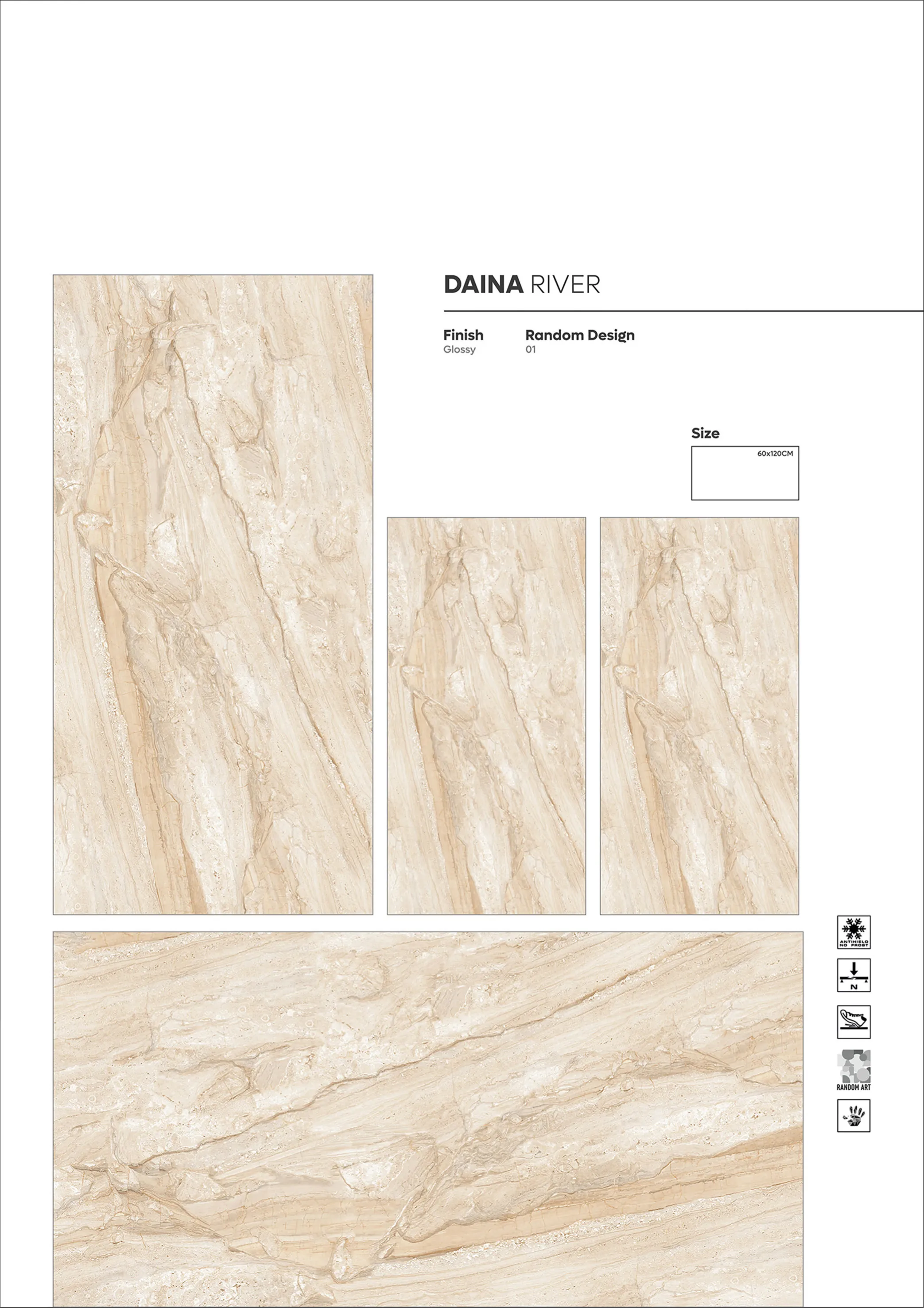 GLOSSY VOL 1 - Design 34 - 600x1200mm Glossy